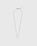 Dries van Noten – Logo Tag Necklace Silver - Jewelry - Silver - Image 1