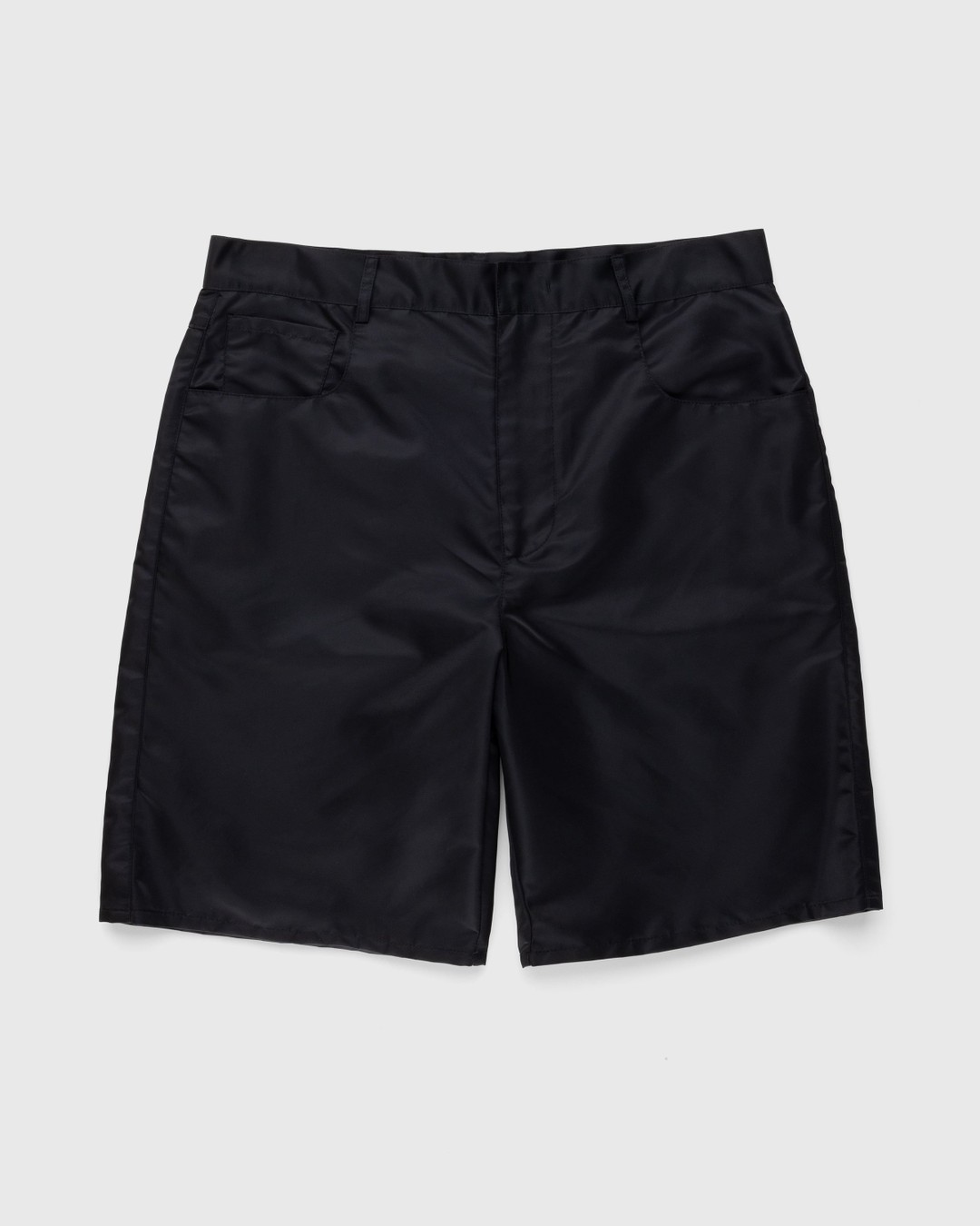 Trussardi – Nylon Shorts Black - Shorts - Black - Image 1