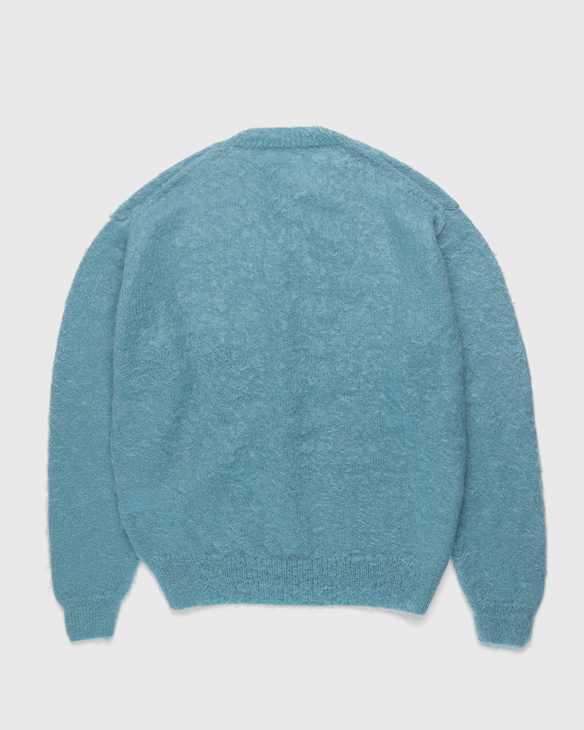 Auralee – Ultra-Soft Mohair Knit Blue - Crewnecks - Blue - Image 2