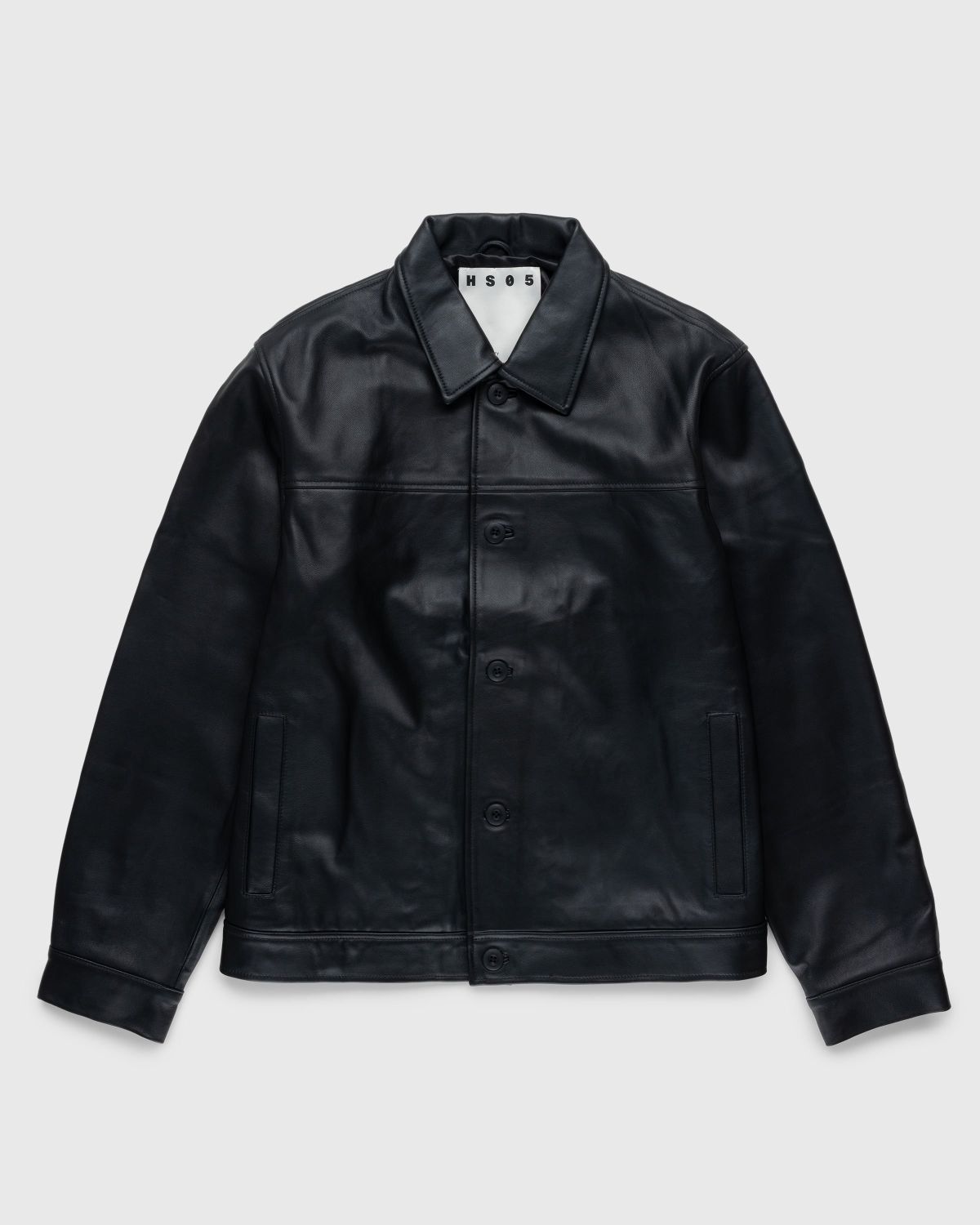 Highsnobiety HS05 – Leather Jacket Black - Outerwear - Black - Image 1
