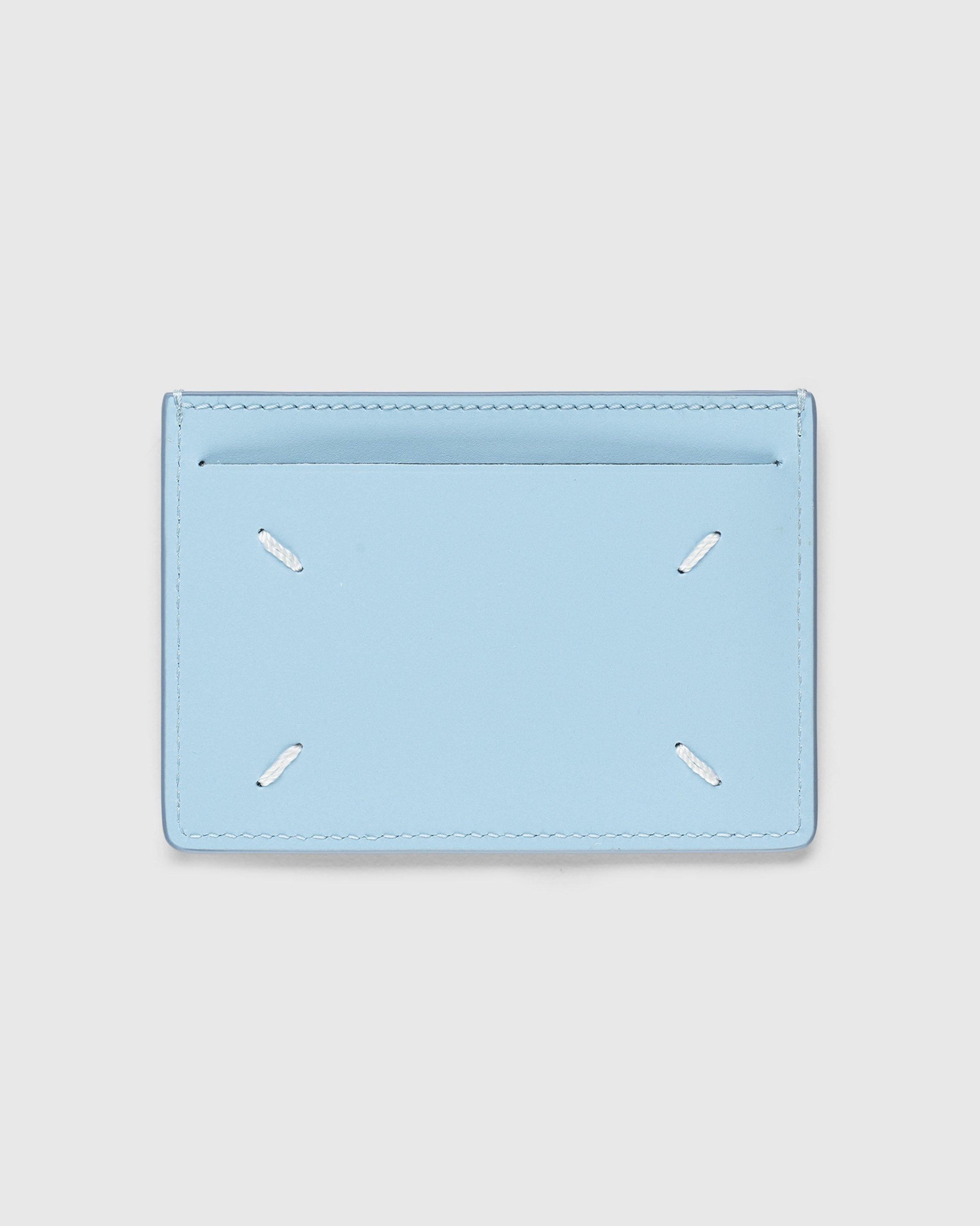 Maison Margiela – Leather Card Holder Thyme - Wallets - Green - Image 1