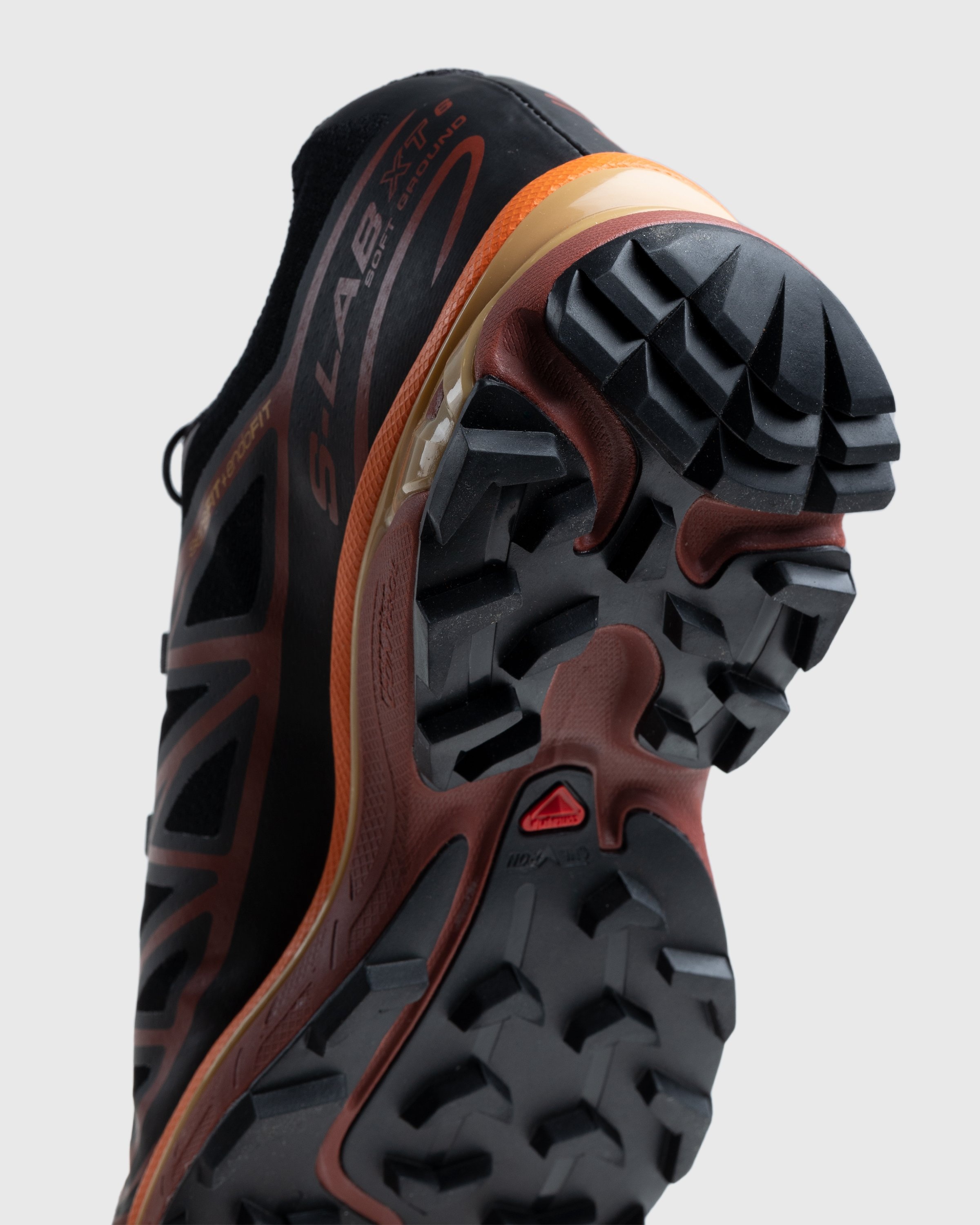Salomon – XT-6 Black/Chocolate Plum/Vibrant Orange - Sneakers - Brown - Image 6