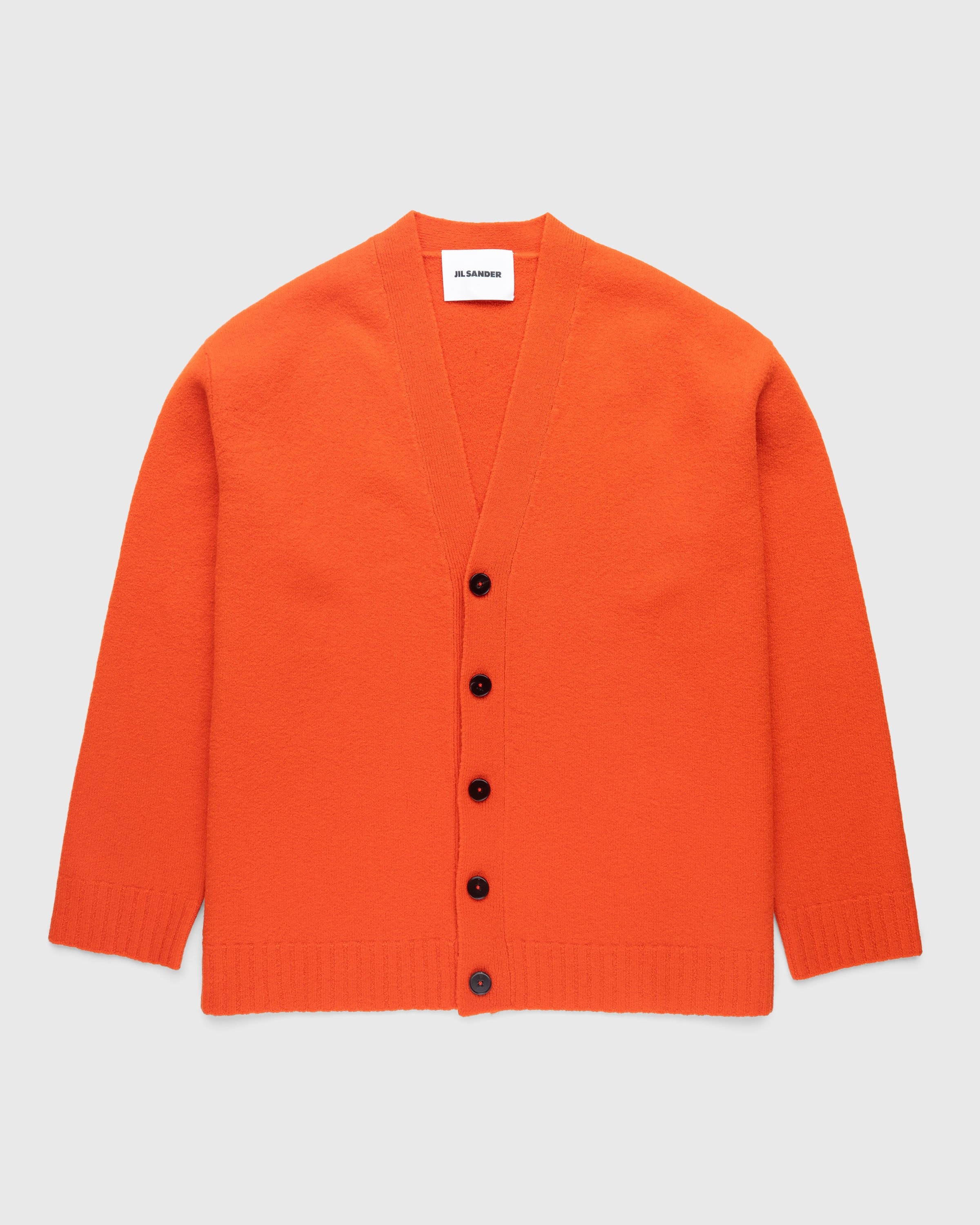 Jil Sander – Wool Cardigan Poppy - Knitwear - Red - Image 1