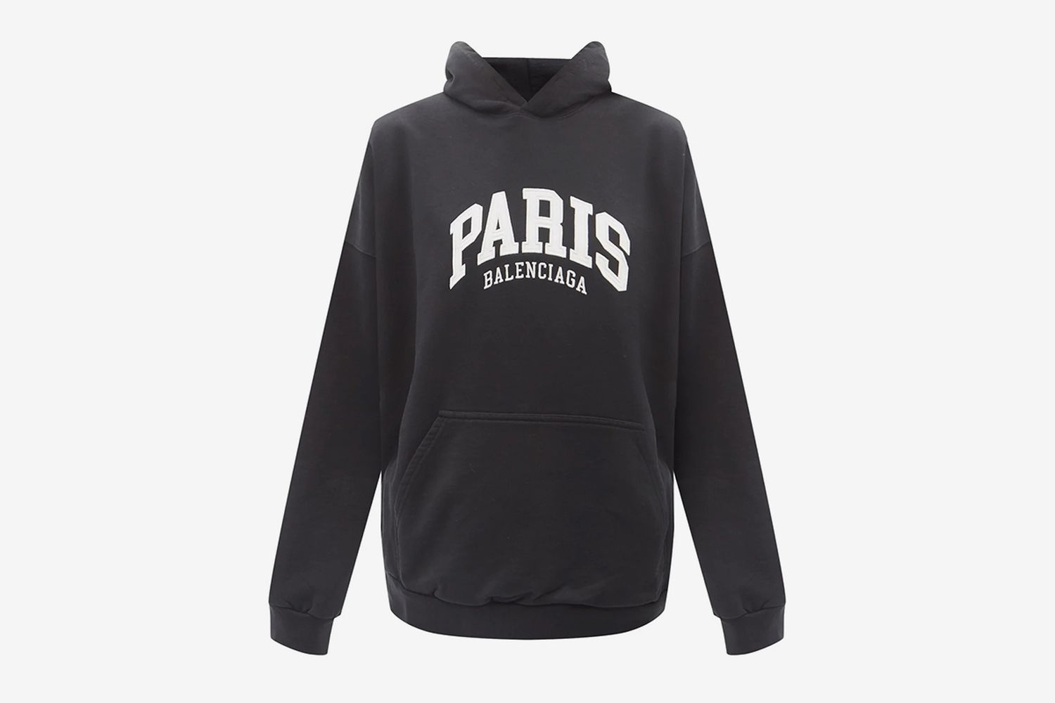 Paris Embroidered Cotton-Jersey Hooded Sweatshirt