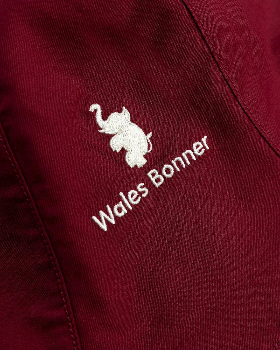 Adidas x Wales Bonner – Sunhat Black Burgundy - Hats - Red - Image 5