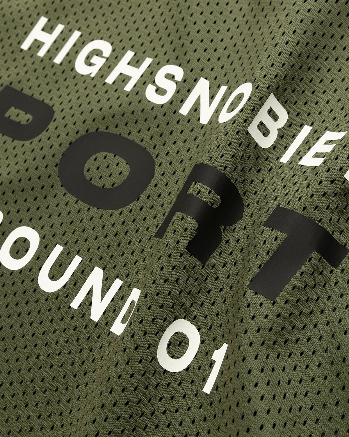 Highsnobiety – HS Sports Reversible Mesh Tank Top Black/Khaki - Tops - Green - Image 10