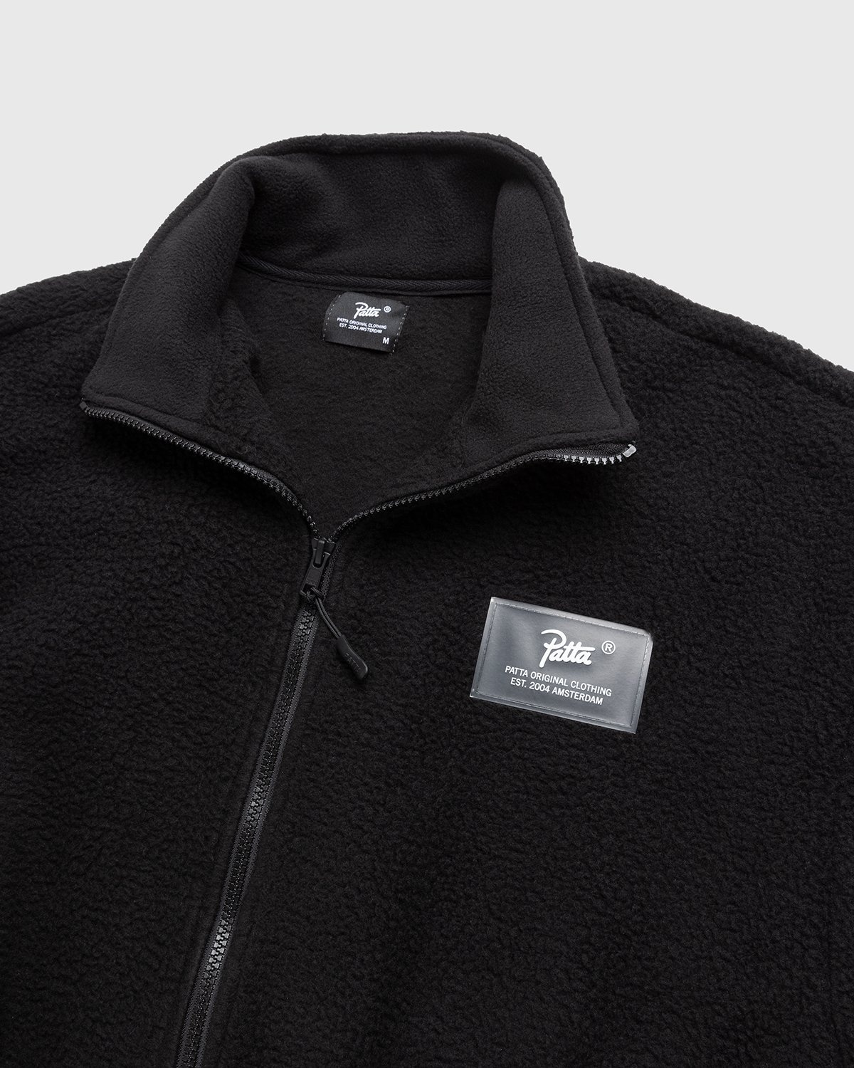 Patta – Sherling Fleece Jacket Black - Outerwear - Black - Image 3