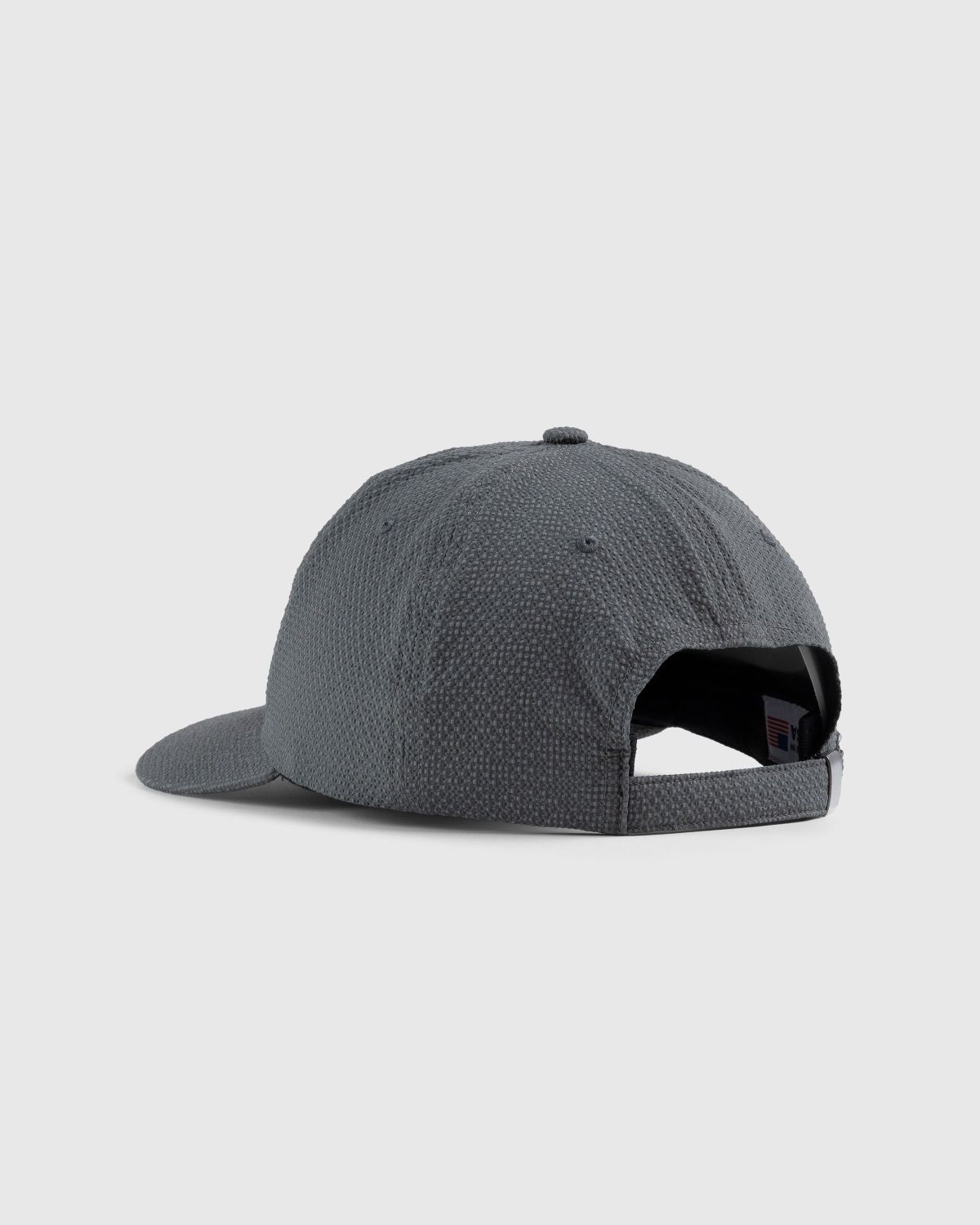 AFFXWRKS – Logo Cap Grey Seersucker - Hats - Grey - Image 3