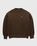 Acne Studios – Organic Cotton Crewneck Sweatshirt Coffee Brown