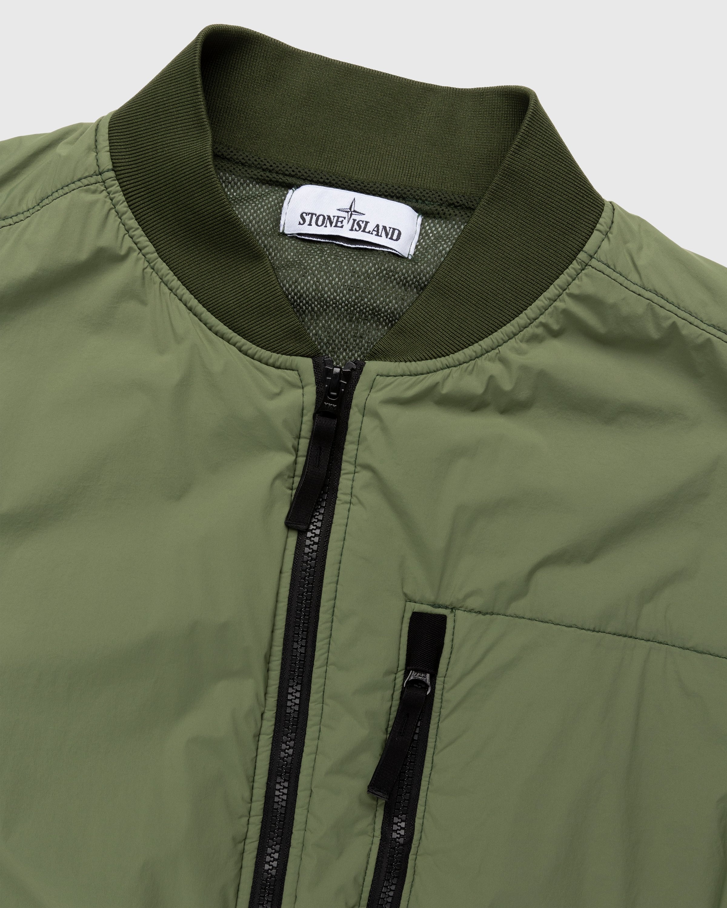 Stone Island 41331 Nylon Bomber Jacket Olive Highsnobiety Shop