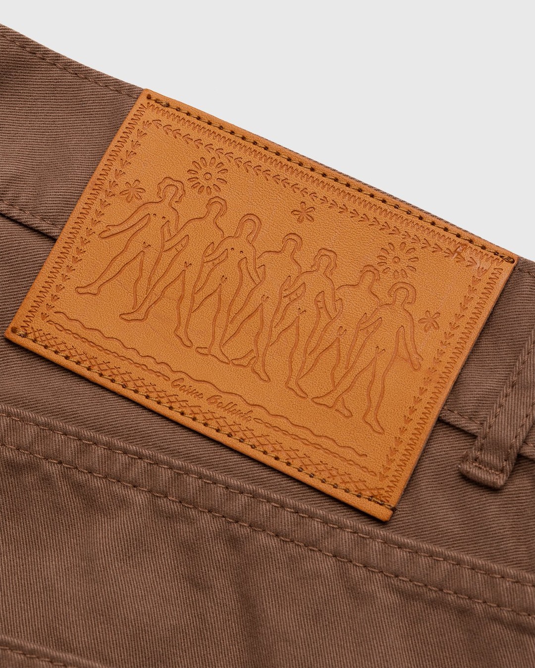 Carne Bollente – The Back Bump Trouser Brown - Pants - Brown - Image 7
