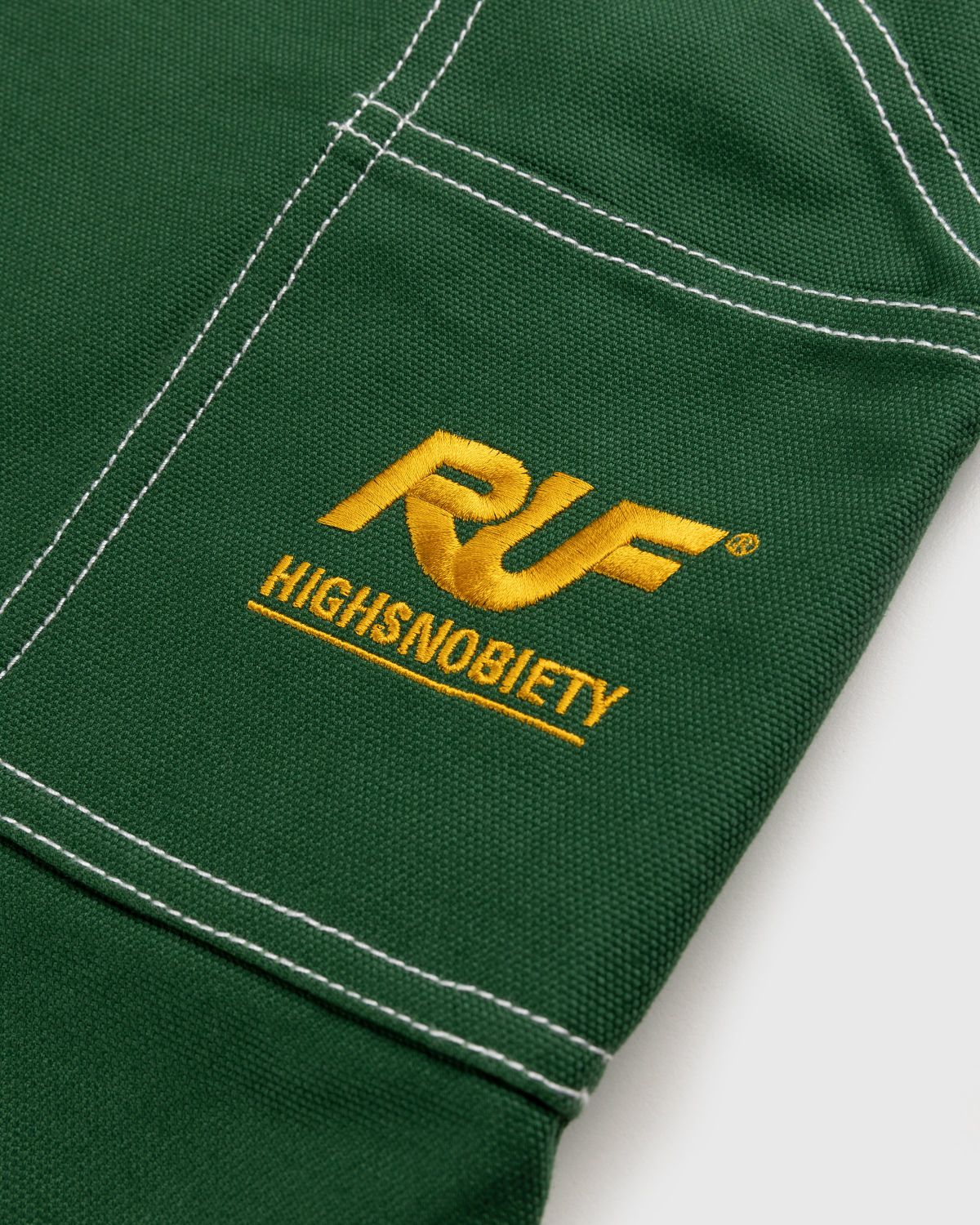 RUF x Highsnobiety – Cotton Work Pants Green - Pants - Green - Image 3