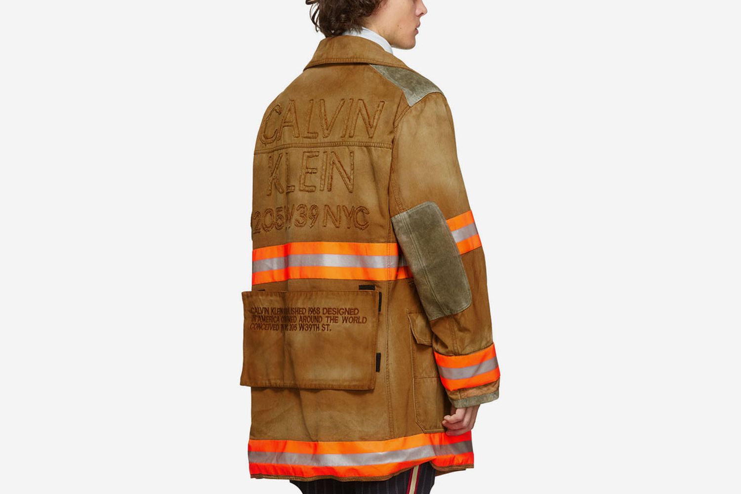 Aged Fireman Coat