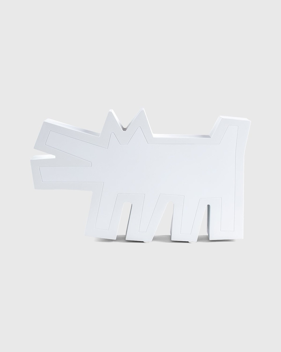 Medicom – Keith Haring Barking Dog Statue White - Toys - White - Image 1