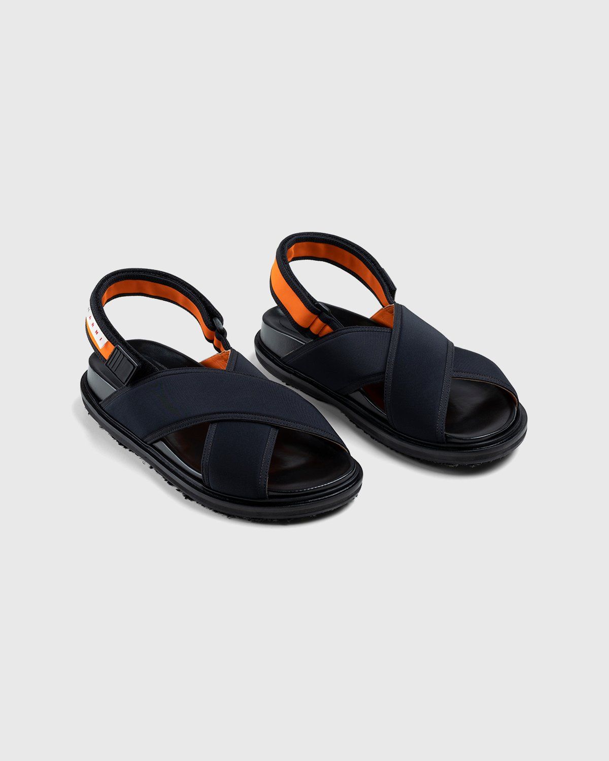Marni – Fussbett Sandals Navy - Sandals & Slides - Blue - Image 3