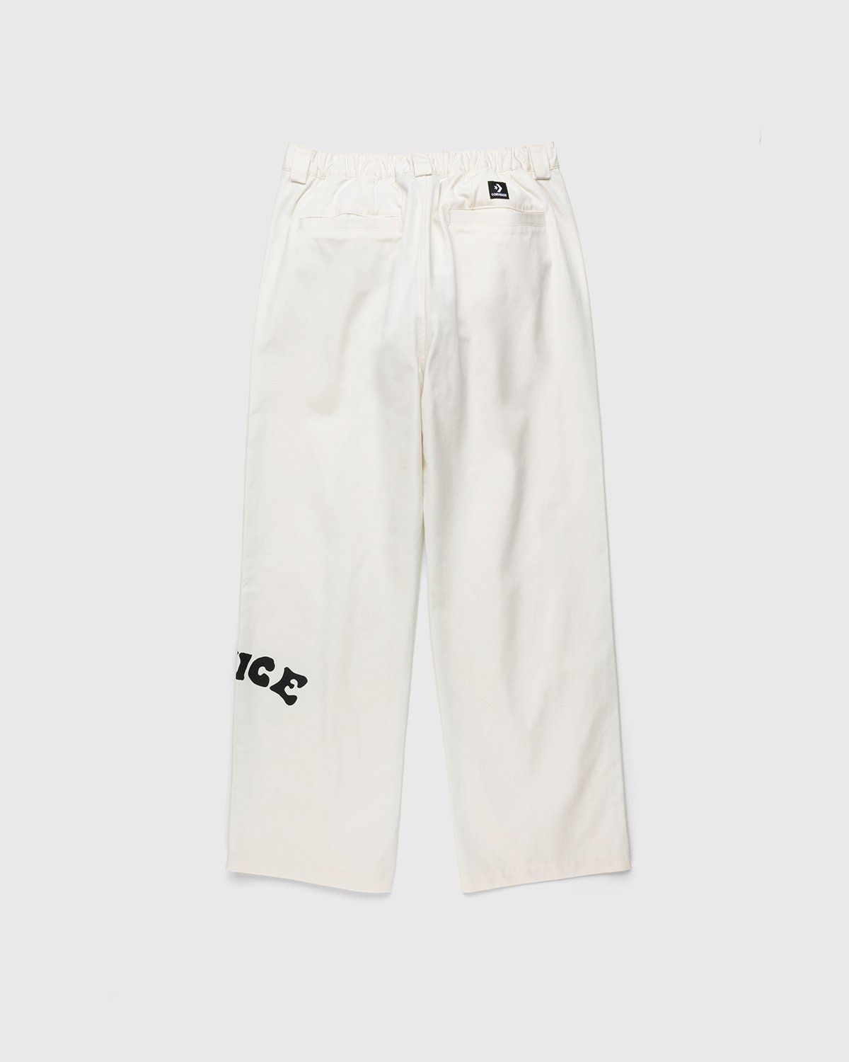 Converse – Much Love Double Pleat Chino Pant Egret - Pants - White - Image 2