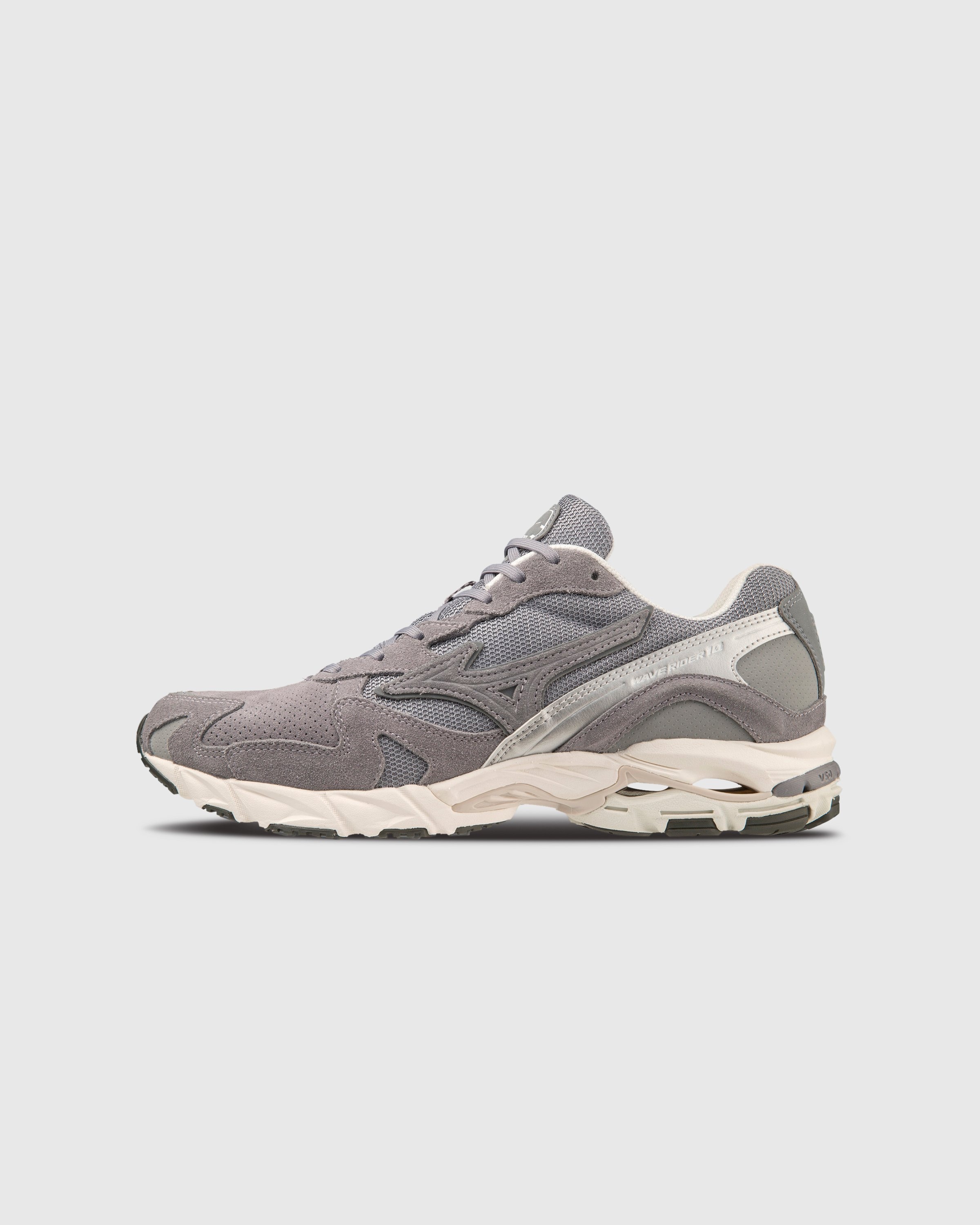 Mizuno – Wave Rider 10 Silver/Tradewind/White - Sneakers - Multi - Image 2