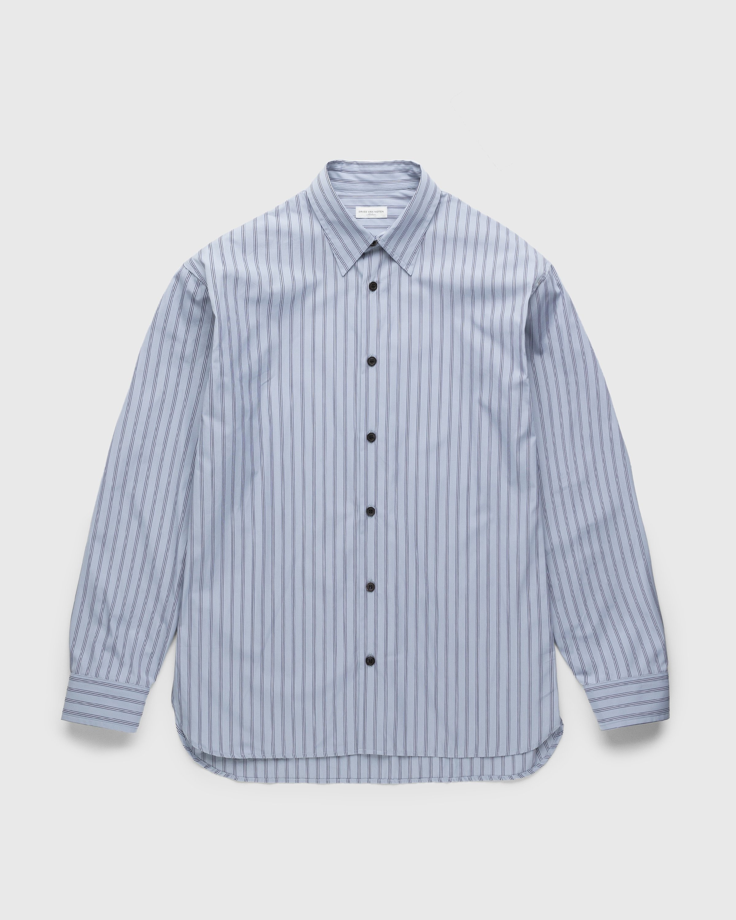 Dries van Noten – Croom Shirt Blue - Shirts - Blue - Image 1