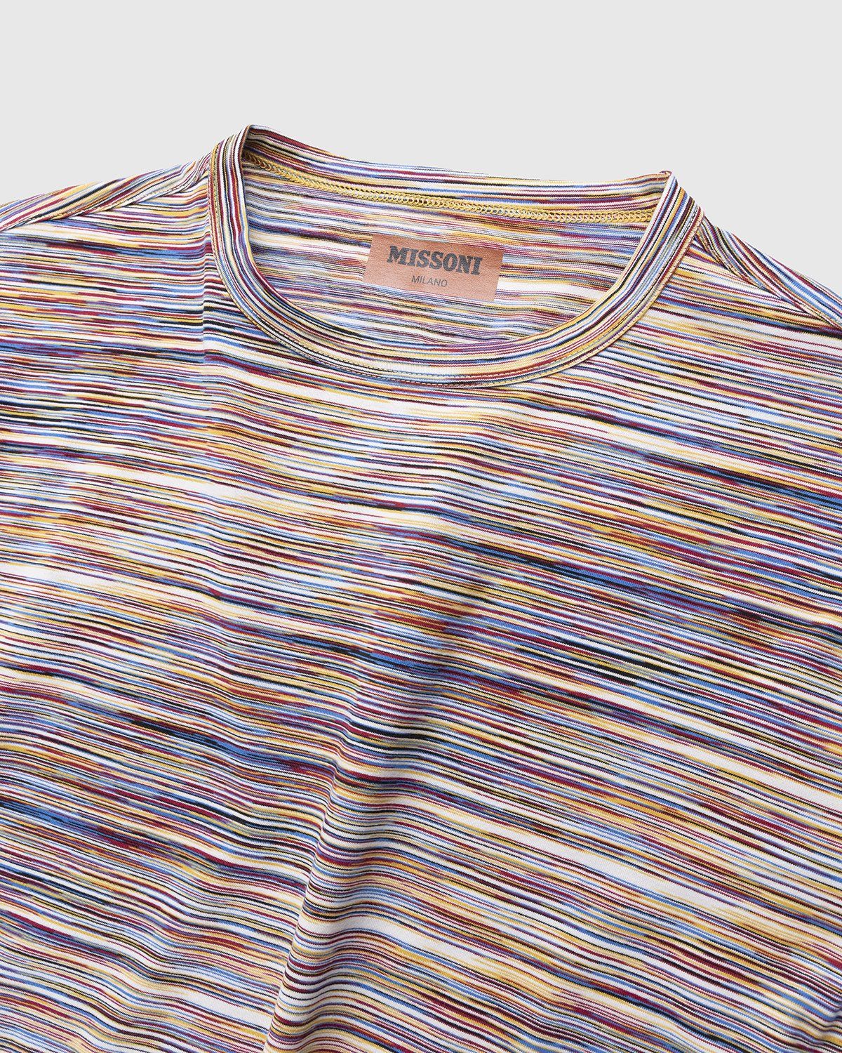Missoni – Pattern Short-Sleeve T-Shirt Flammato - T-Shirts - Multi - Image 4