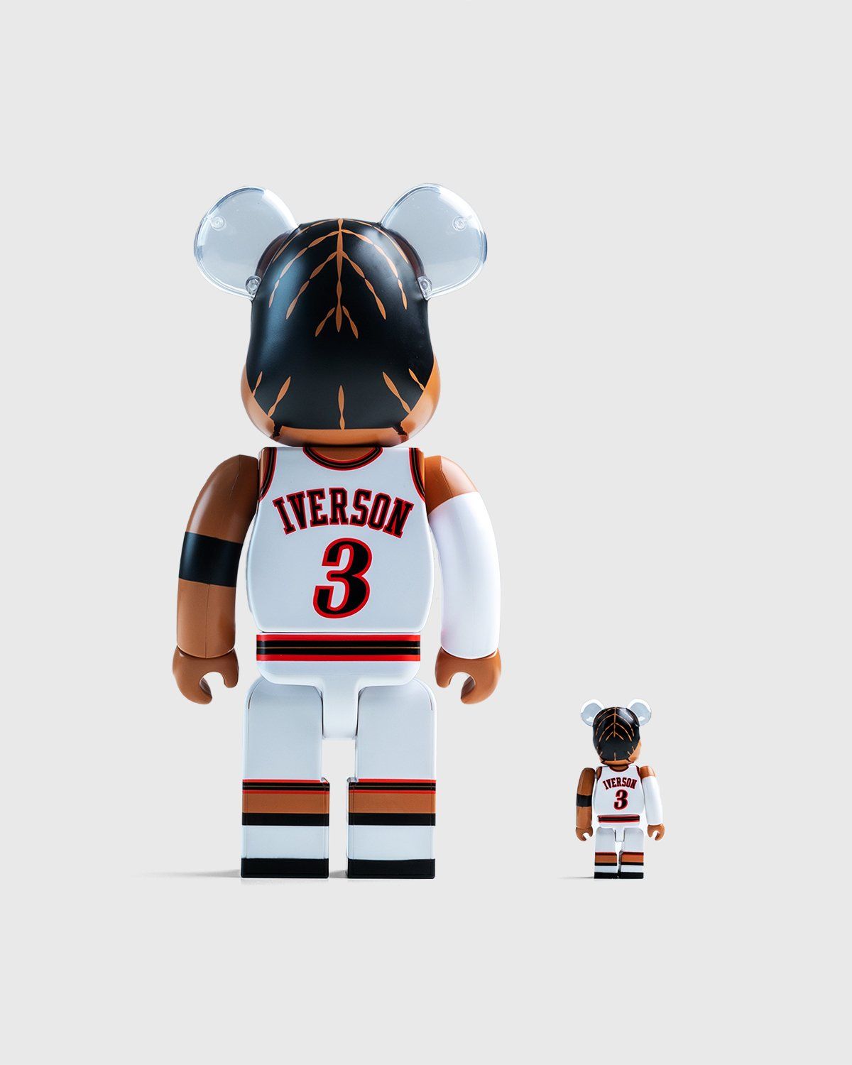 Medicom – Be@rbrick Allen Iverson Philadelphia 76ers 100% and 400% Set - Art & Collectibles - Multi - Image 2