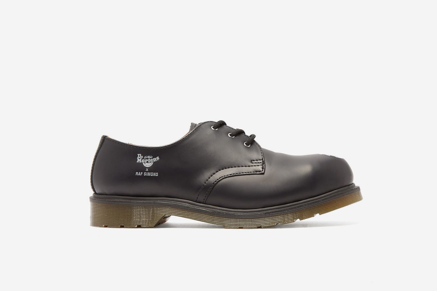 Asymmetric Steel-Toe Leather Shoes
