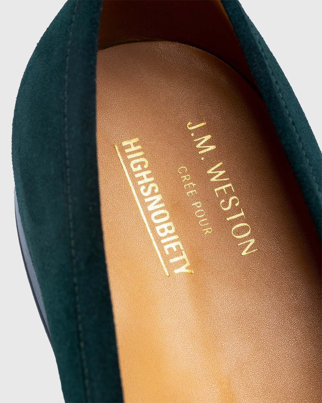 J.M. Weston x Highsnobiety – 180 'Penny' Loafer - Loafers - Green - Image 8