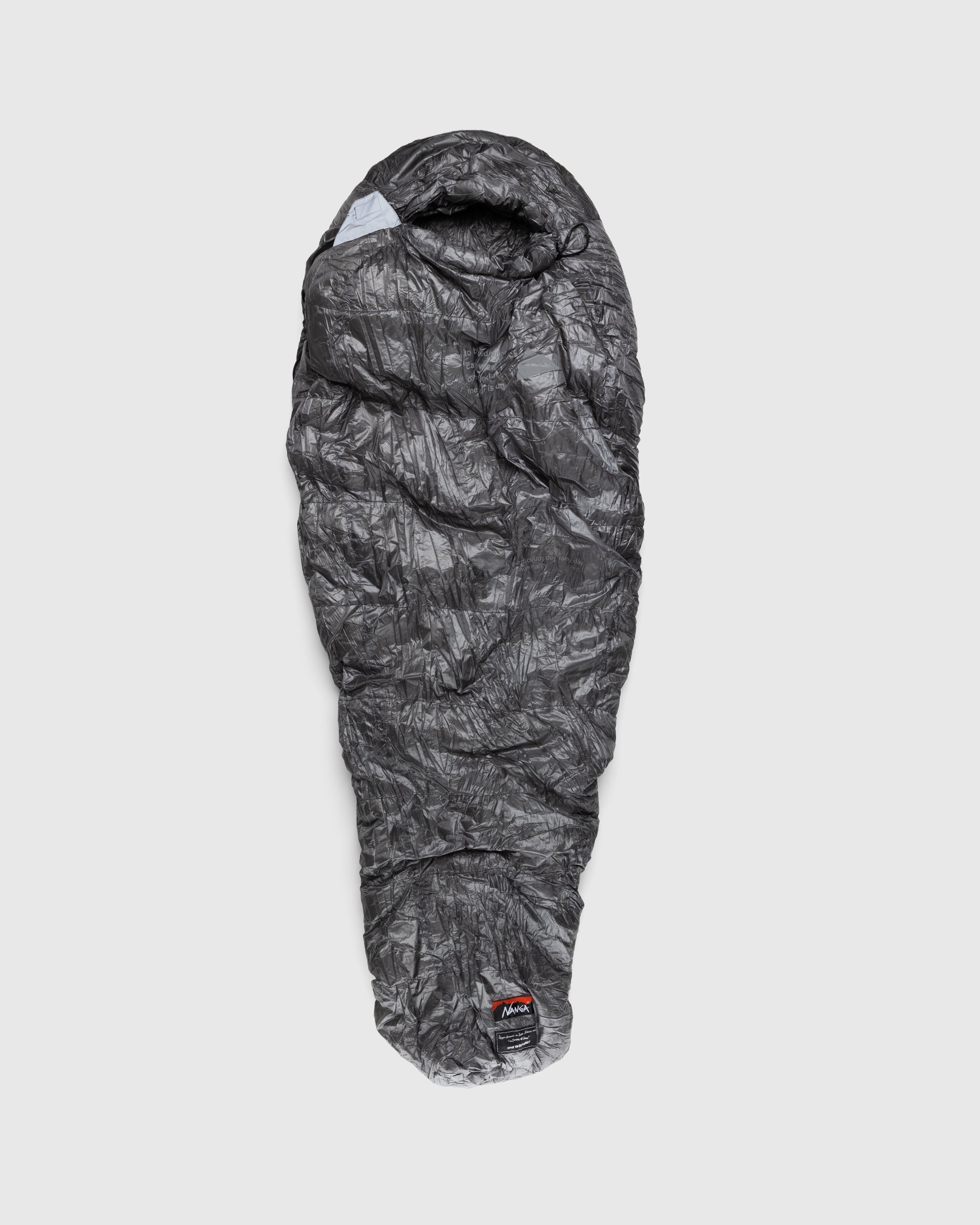 And Wander x Nanga – Down Sleeping Bag Grey - Lifestyle - Grey - Image 2