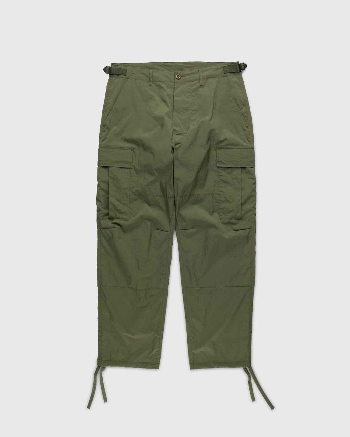 Highsnobiety – Water-Resistant Ripstop Cargo Pants Khaki - Pants - Green - Image 1
