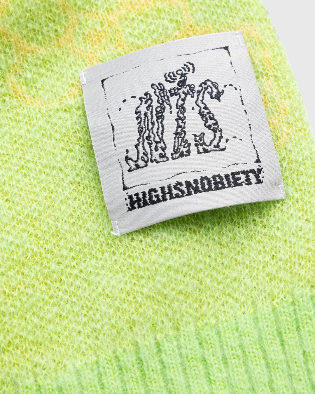 NTS x Highsnobiety – Alpaca Fuzzy Sweater Vest Green - Knitwear - Green - Image 8