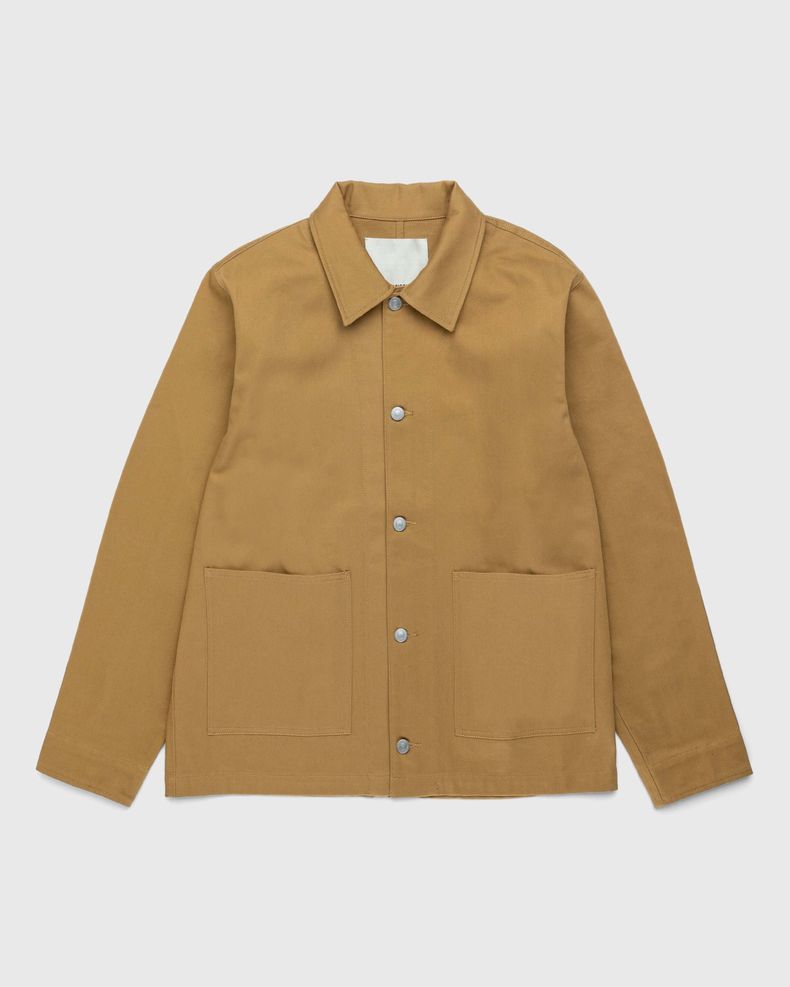 Cotton Drill Chore Jacket Brown