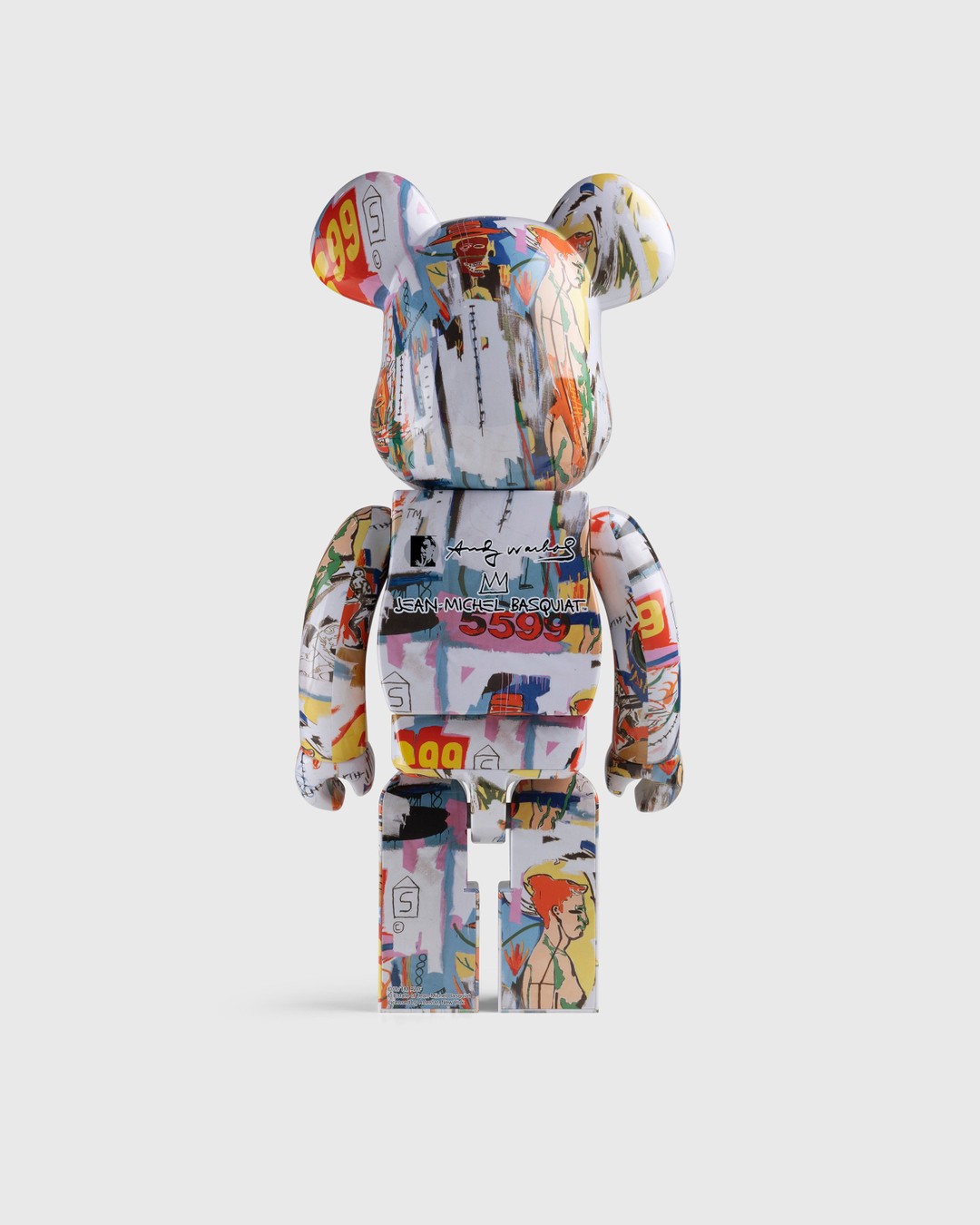 Medicom – Be@rbrick Andy Warhol x Jean-Michel Basquiat #4 1000% Multi - Art & Collectibles - Multi - Image 2