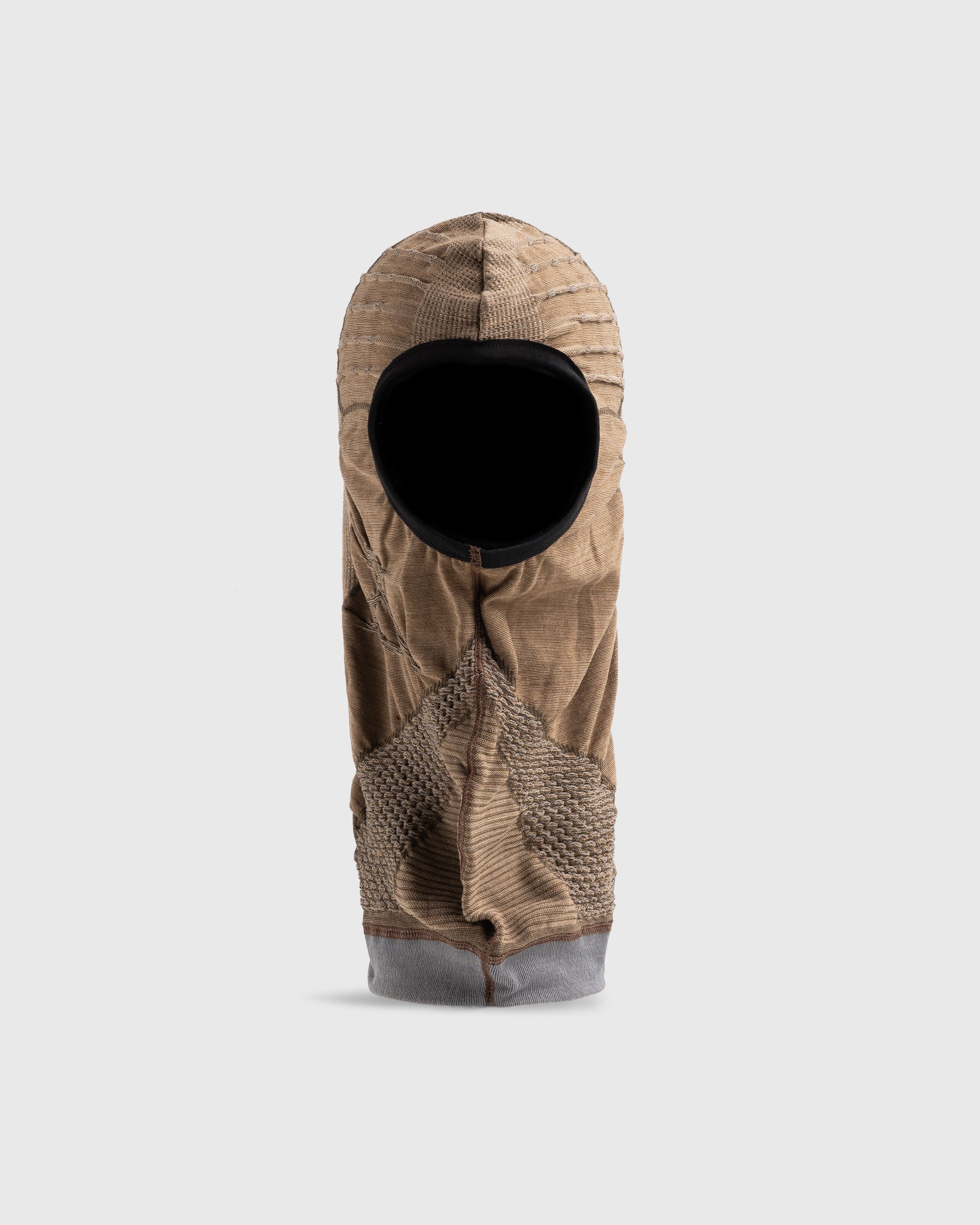ROA – Balaclava 3D Knit Grey/Brown - Hats - Brown - Image 1