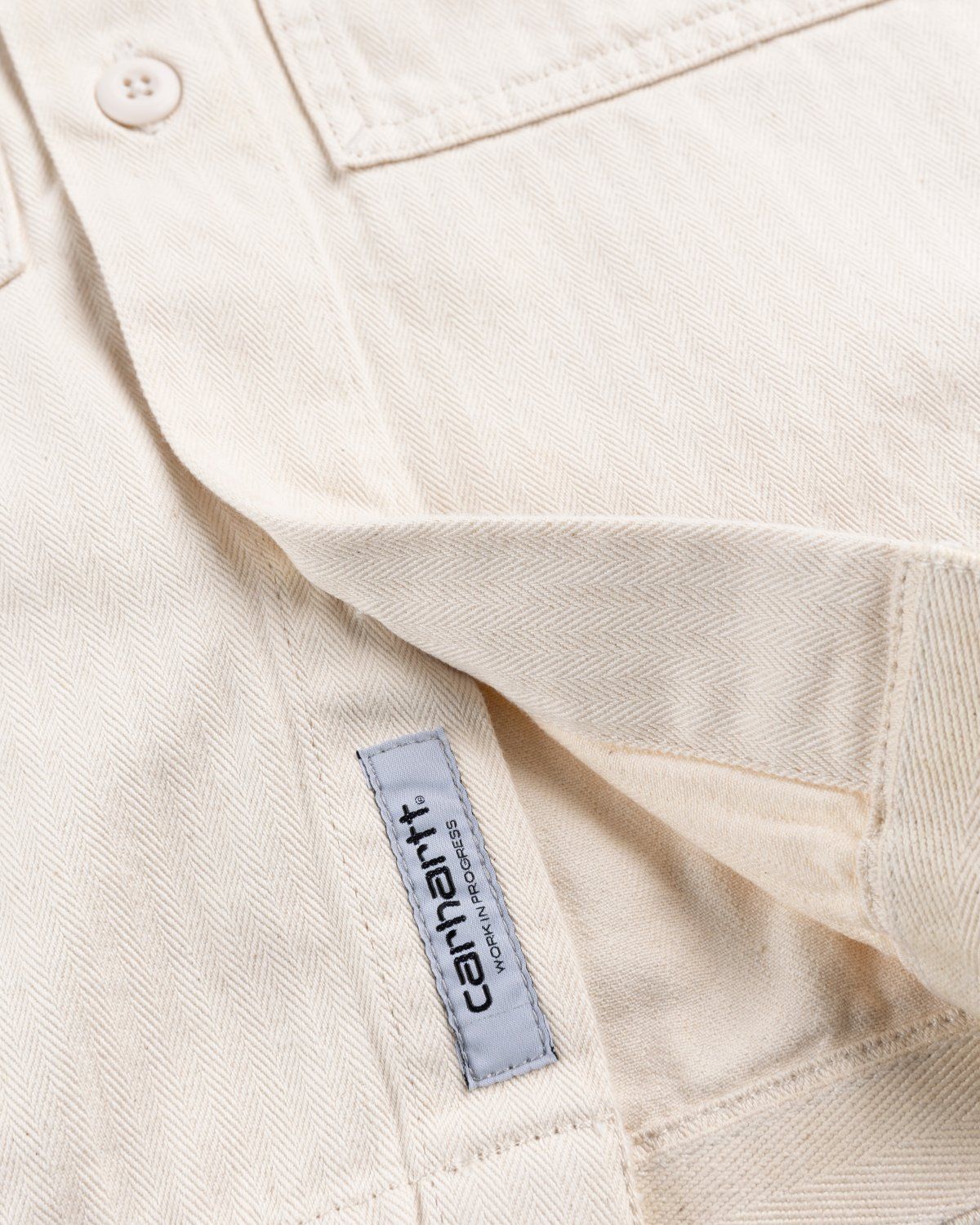 Carhartt WIP – Charter Shirt Natural - Longsleeve Shirts - Beige - Image 6
