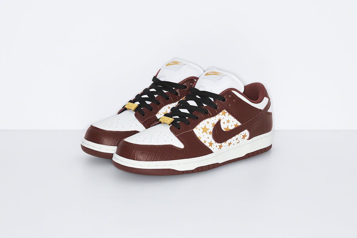 Barkroot Brown Stockx Supreme Dunk Supreme X Nike SB Dunk Low