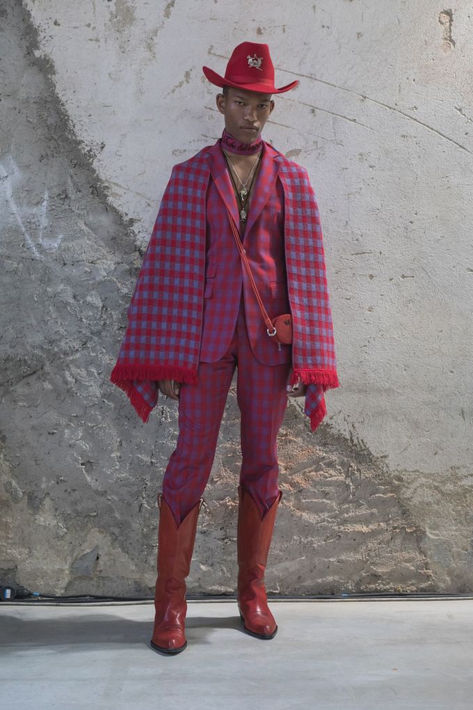 Thebe Magugu Presents His SS22 Collection at Pitti Uomo