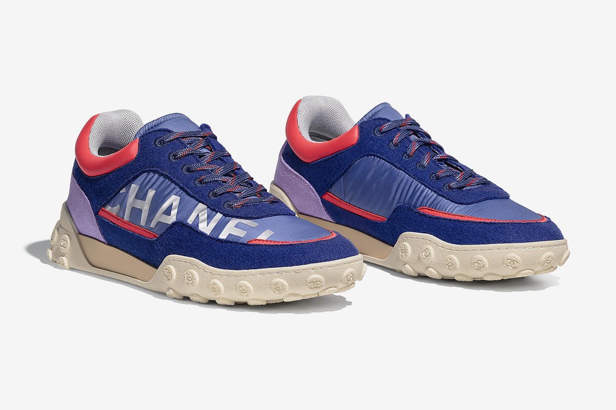 chanel nylon calfskin sneakers release date price waffle trainer