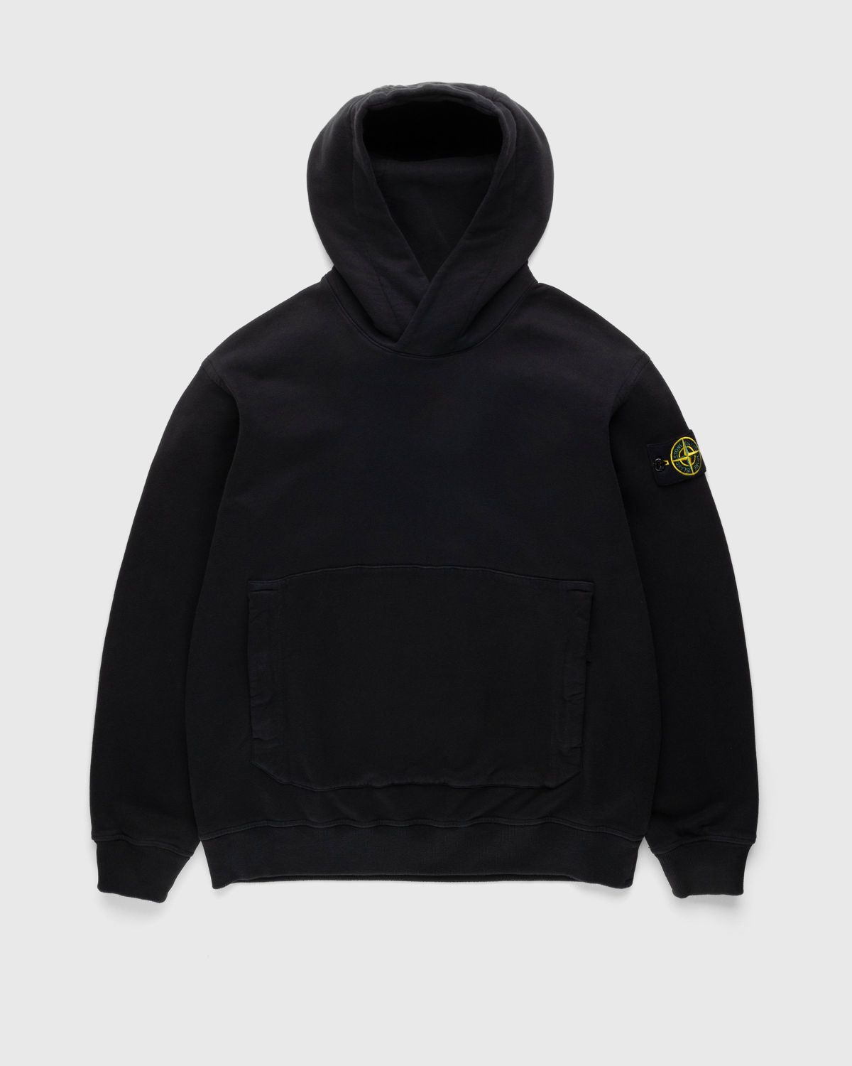 Stone island black outlet hoodie