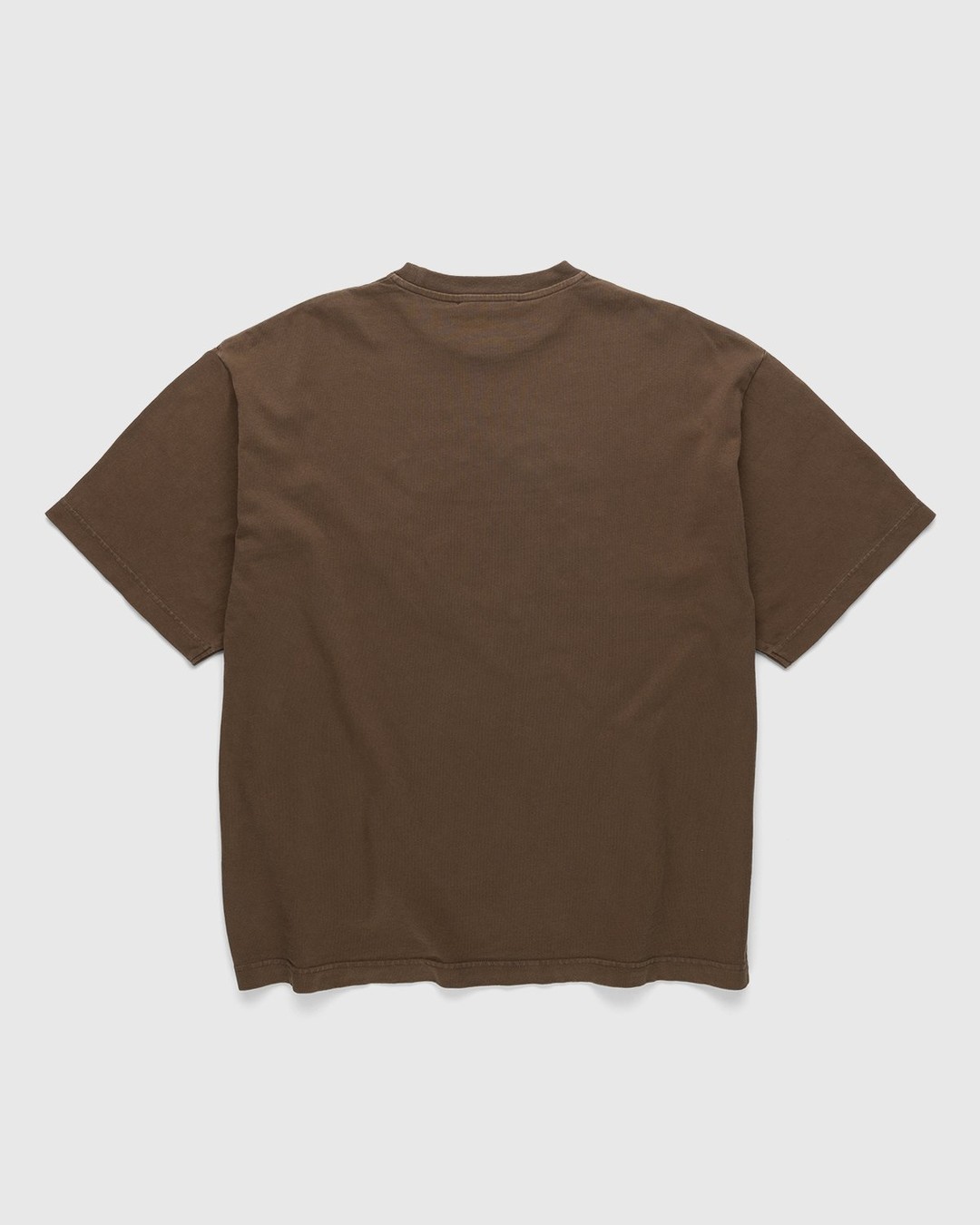 Acne Studios – Cotton Logo T-Shirt Chocolate Brown - T-shirts - Brown - Image 2