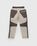 Arnar Mar Jonsson – Contrast Panelled Track Trouser Beige Chocolate - Pants - Brown - Image 2