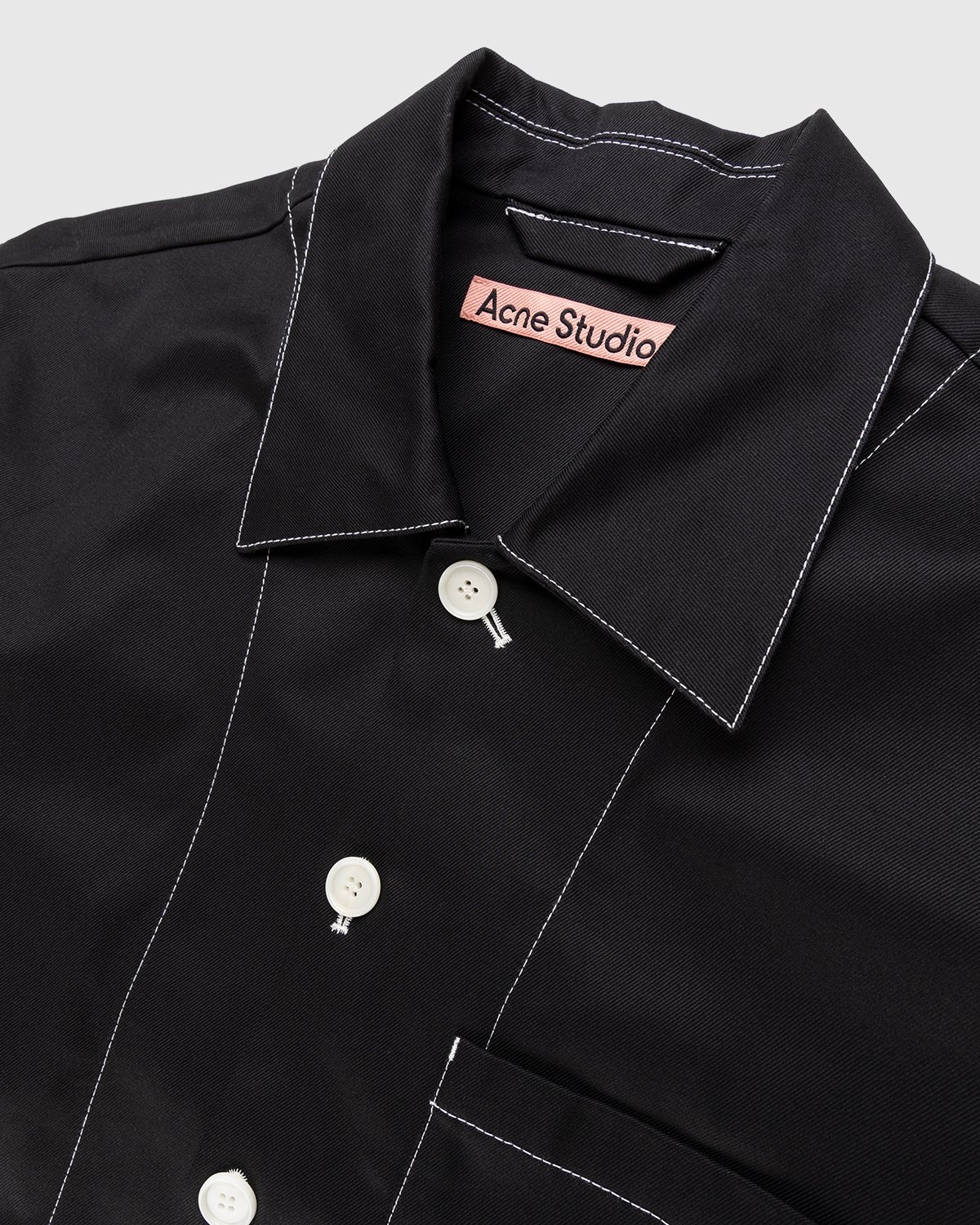 Acne Studios – Heavy Twill Jacket - Outerwear - Black - Image 3