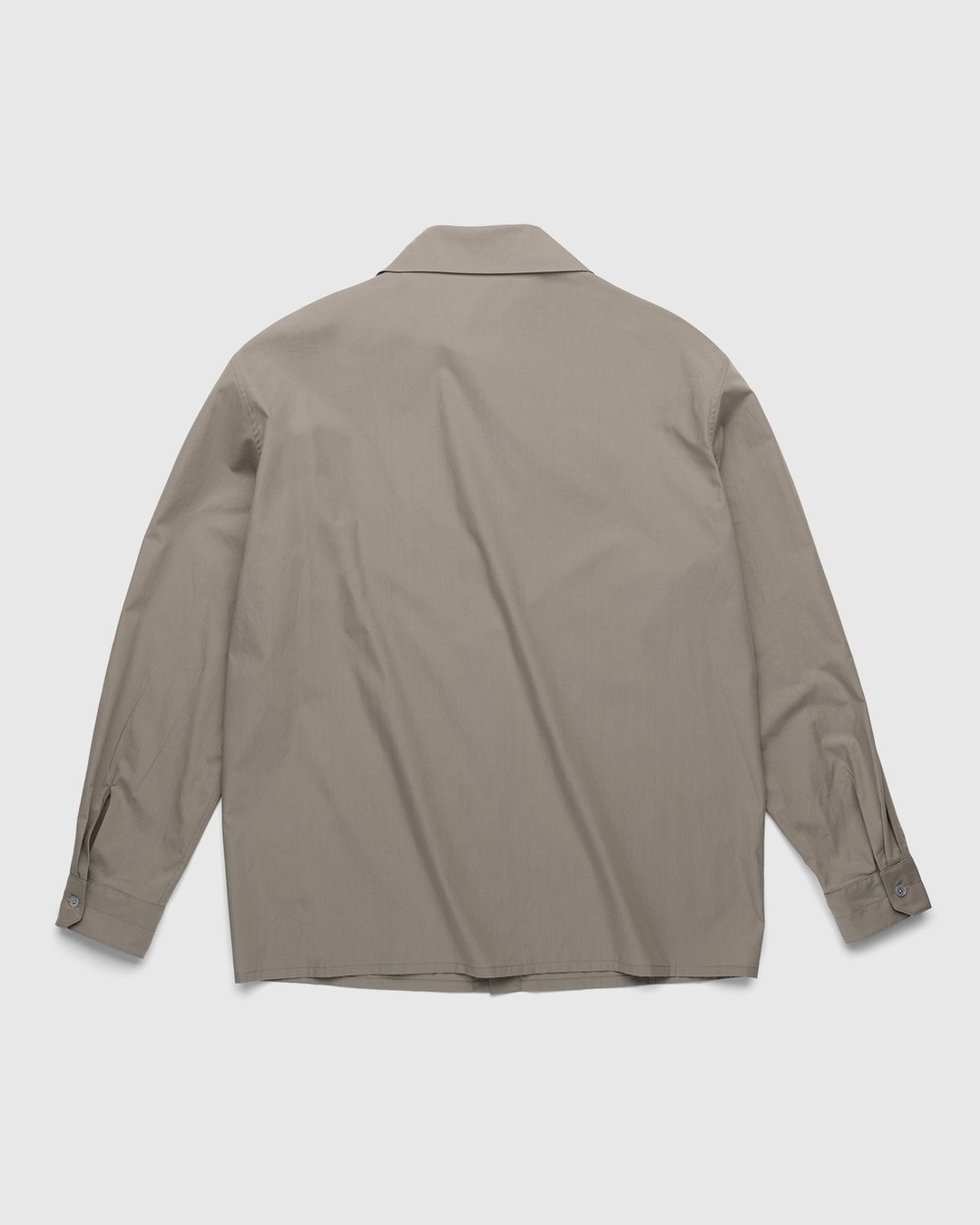 Lemaire – Tie Neck Shirt Greige - Shirts - Beige - Image 2