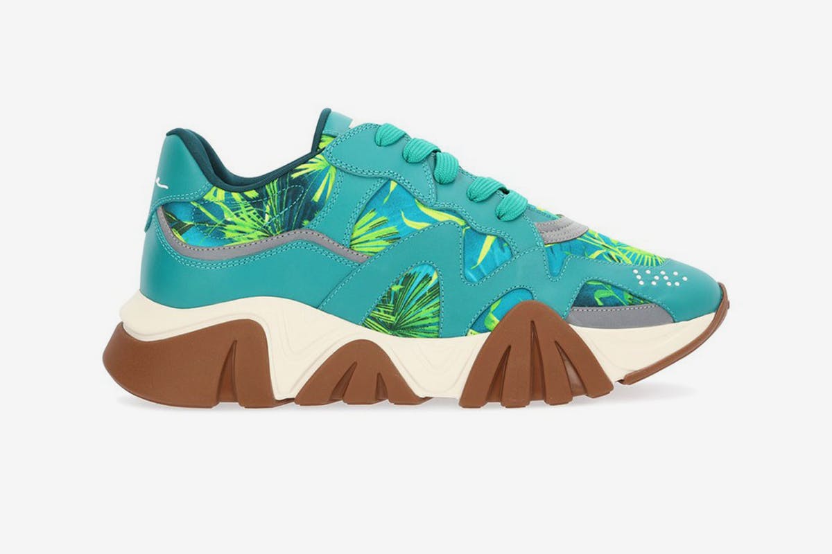 Versace Squalo Jungle Print Sneaker
