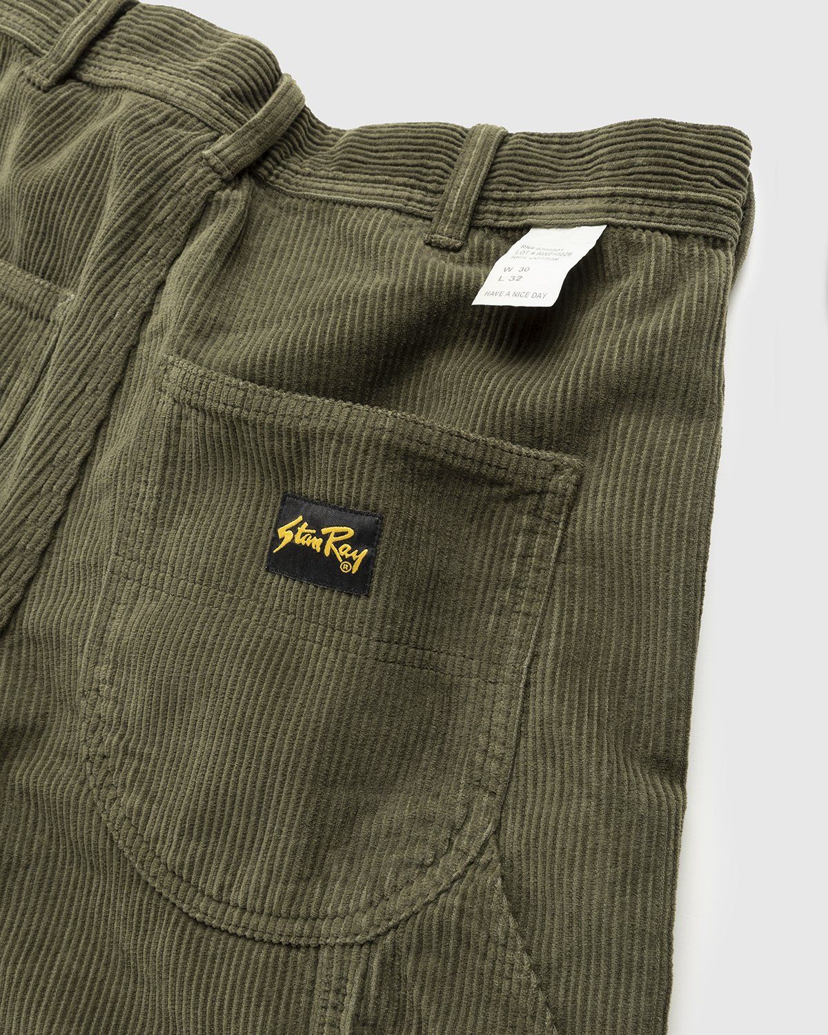 Stan Ray – 80s Painter Pant Olive Cord - Pants - Green - Image 6