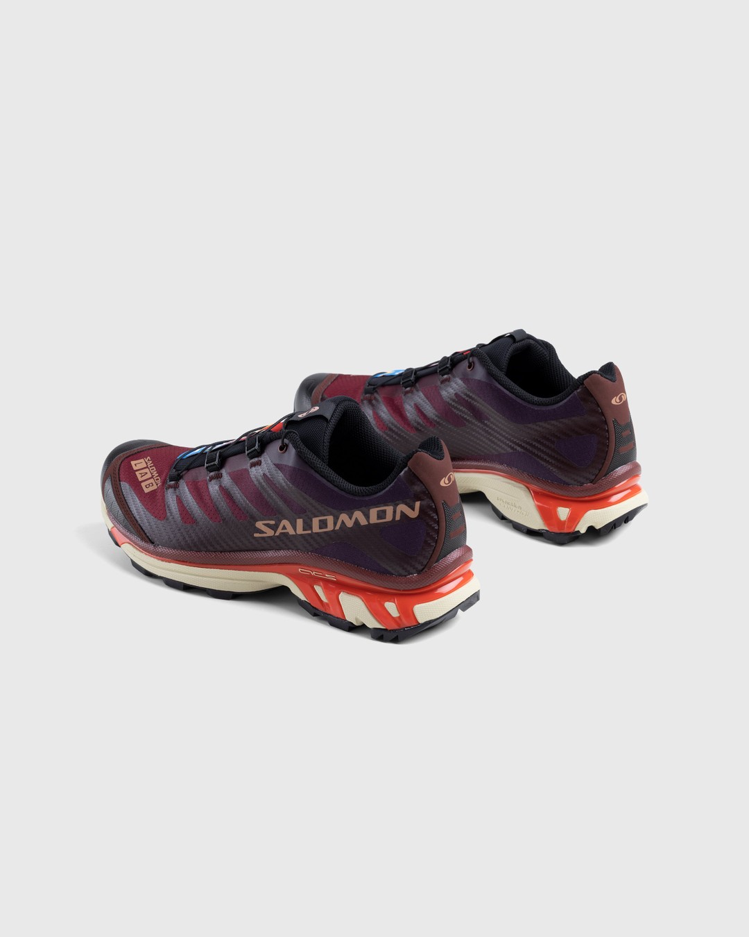 Salomon – XT-4 Bitter Chocolate/Mocha Mousse/Fiery Red - Sneakers - Red - Image 4