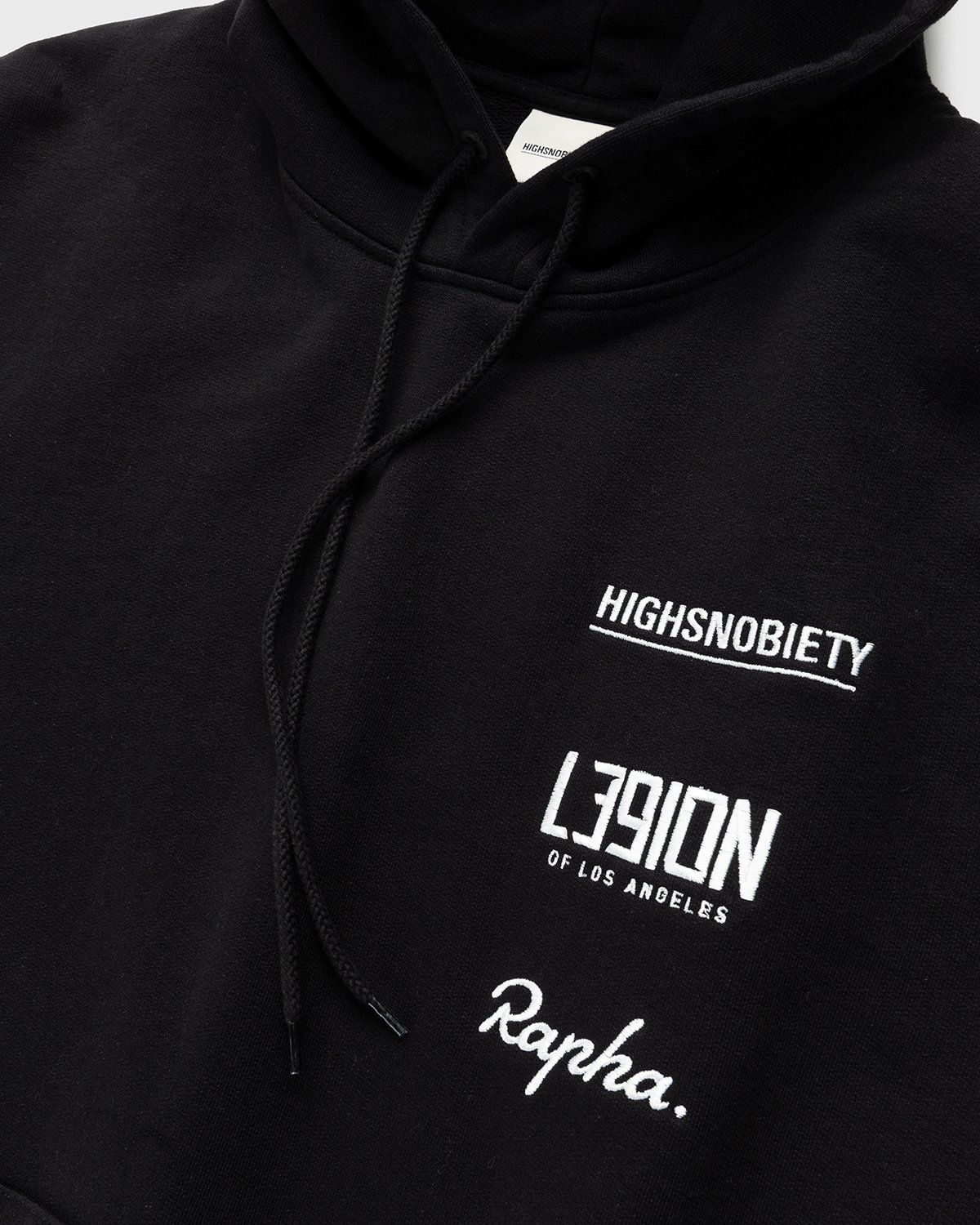 Rapha x L39ION of LA x Highsnobiety – HS Sports Hoodie Black - Sweats - Black - Image 5