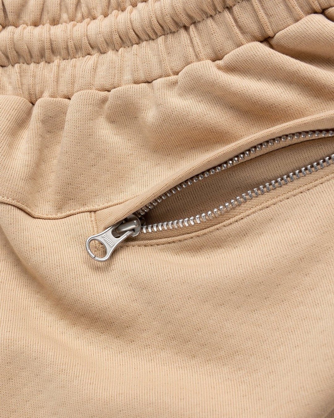 Puma x AMI – Wide Logo Pants Ginger Root - Pants - Beige - Image 5