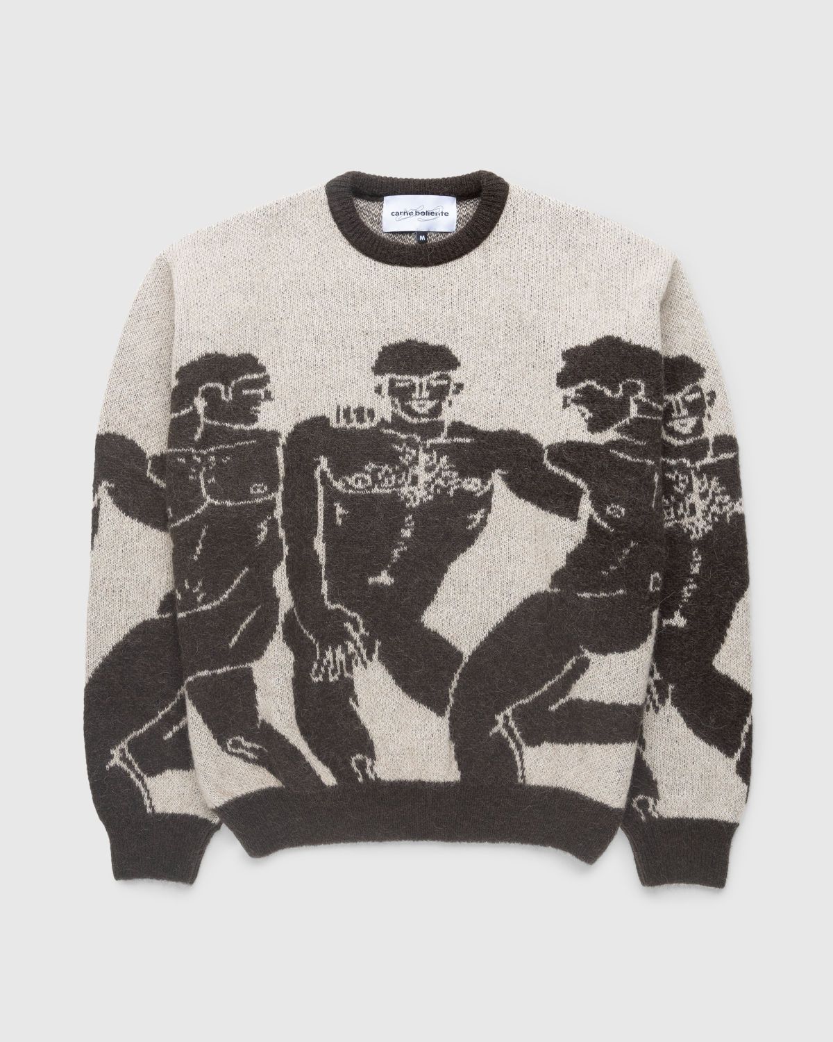 Carne Bollente – B.F.F. Sweater Beige - Knitwear - Beige - Image 1