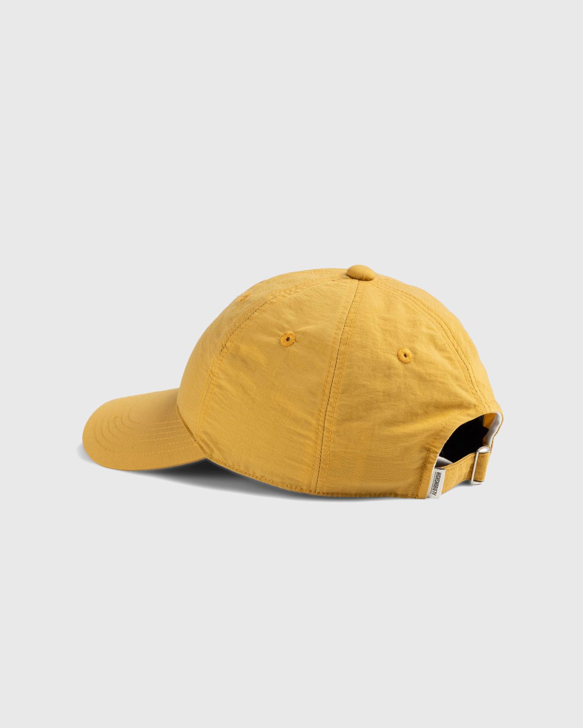 Highsnobiety – Nylon Ball Cap Dijon - Hats - Yellow - Image 3