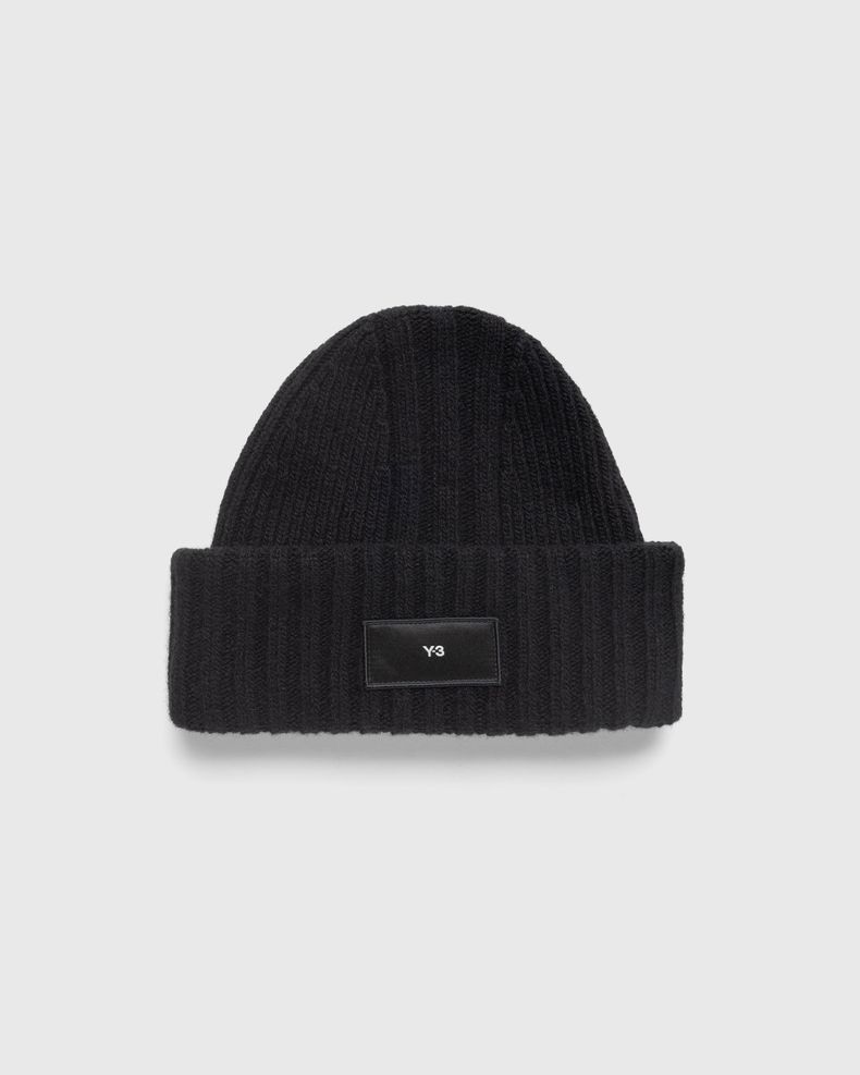 Logo Patch Beanie Black