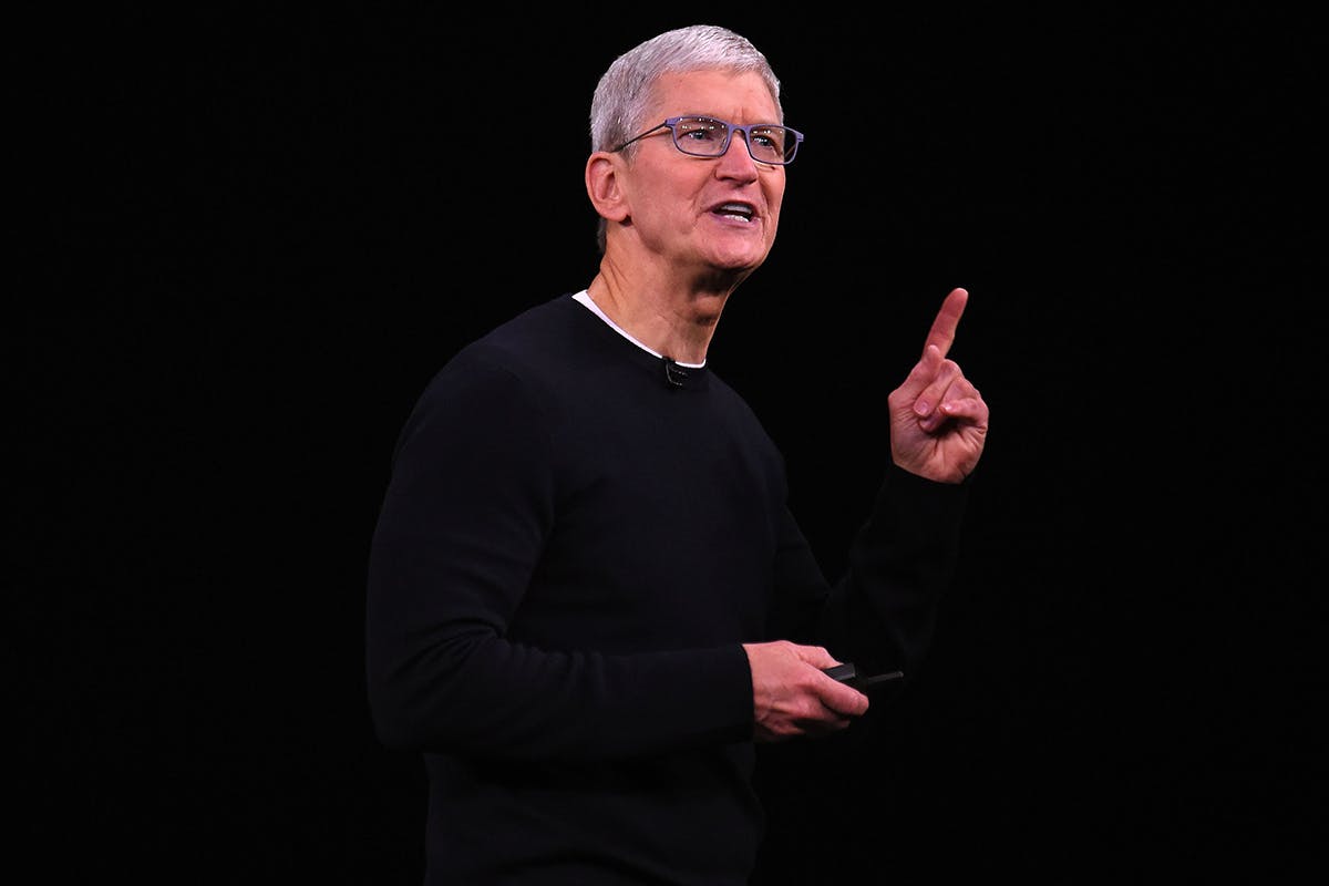 Tim Cook speaking